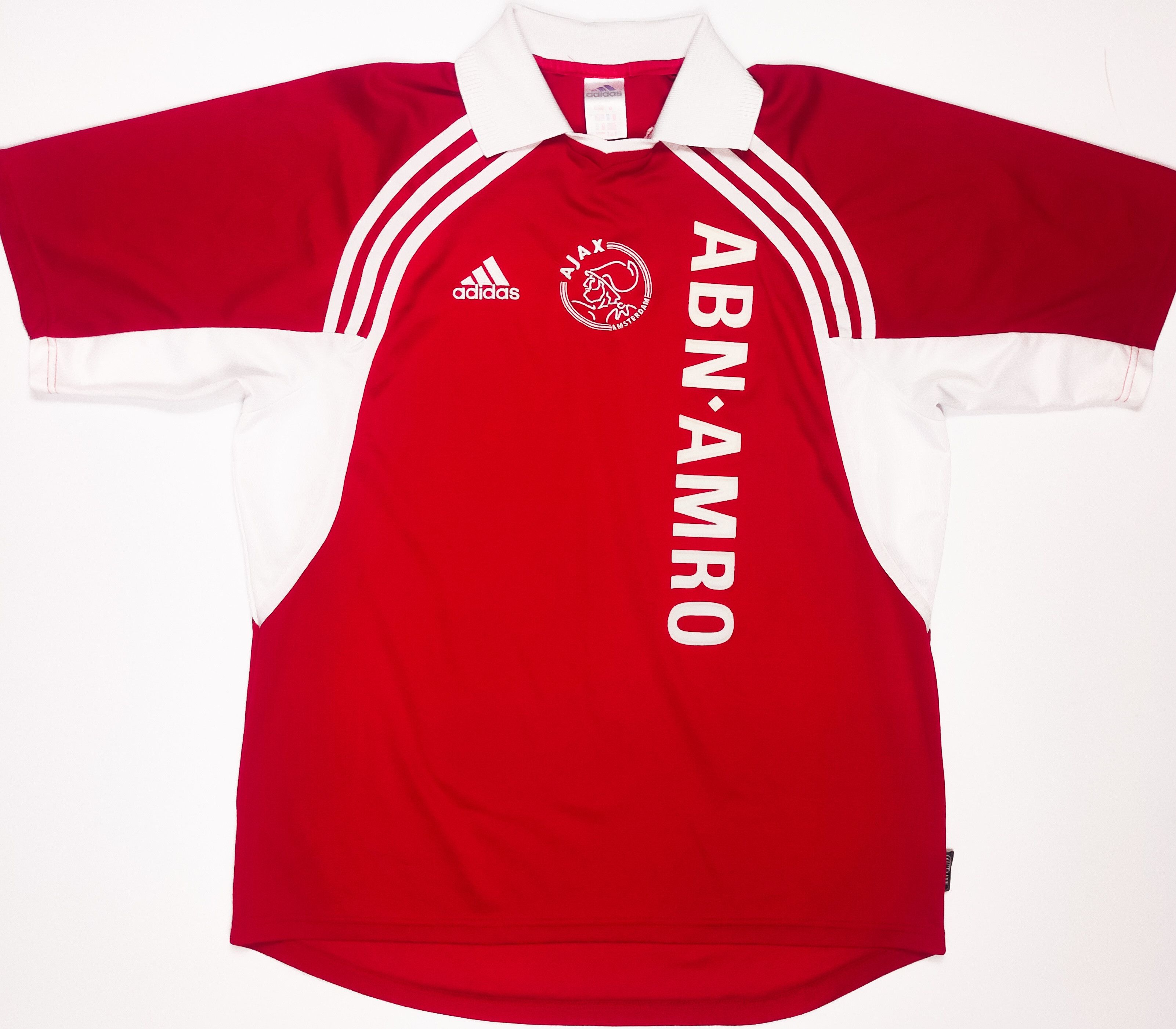 Adidas Ajax Amsterdam 2000 2001 Adidas Training Shirt Abn Amro Size US L / EU 52-54 / 3 - 1 Thumbnail