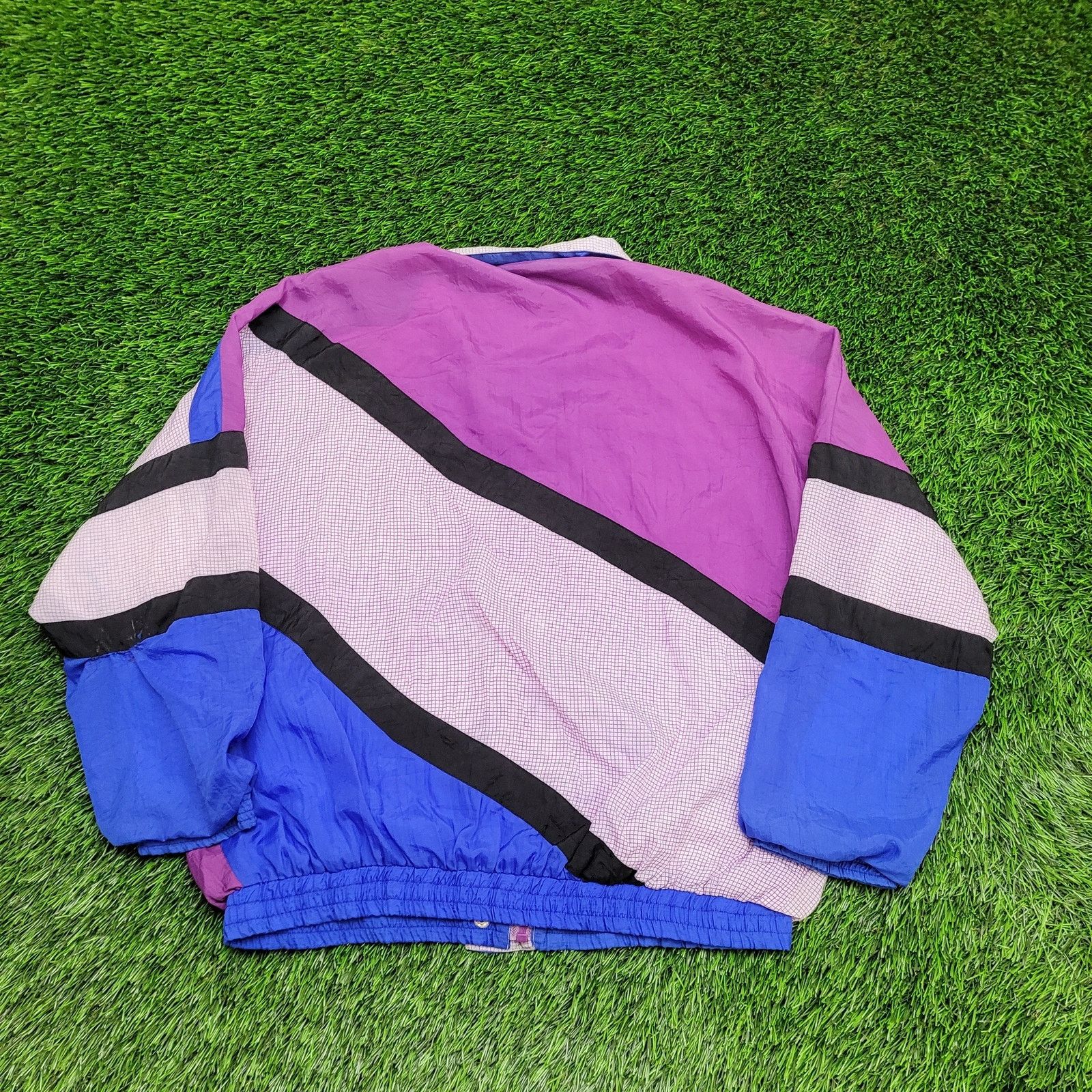 Dunlop Dunlop Windbreaker Jacket Womens Medium 23x24 Oversized Boxy Size M / US 6-8 / IT 42-44 - 2 Thumbnail