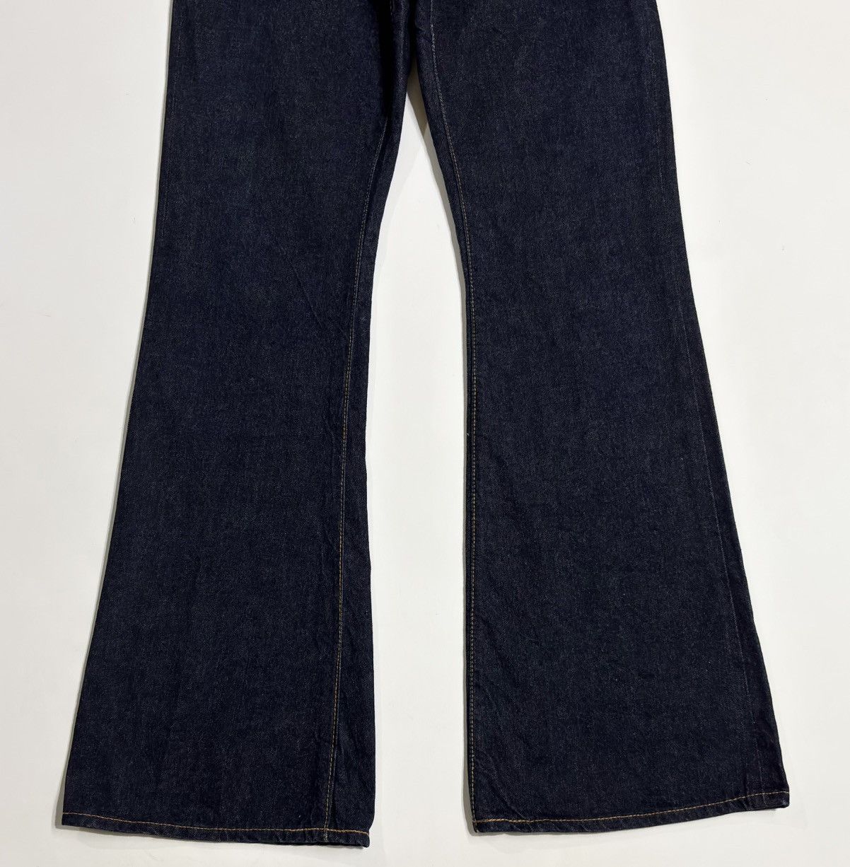 Edwin 📦 Vintage 1970s EDWIN Bell Bottom Raw Jeans Size US 32 / EU 48 - 3 Thumbnail