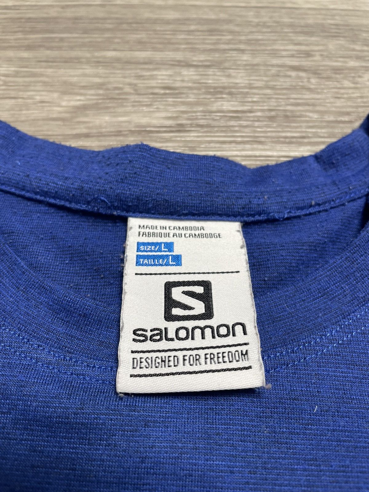 Salomon Vintage Salomon Explore Graphic AdvancedSkin ActiveDry Tee Size US L / EU 52-54 / 3 - 6 Thumbnail