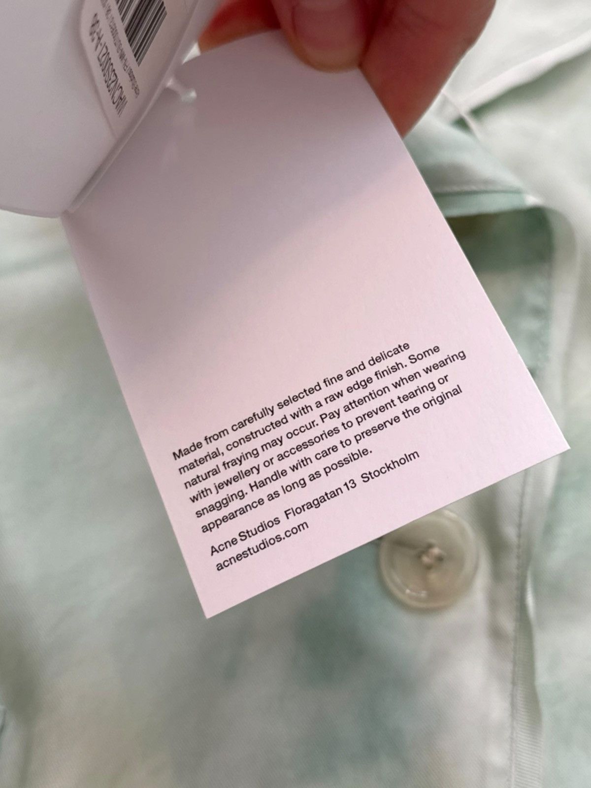 Acne Studios Italian Cupro Silky Flowy Blazer Size XS / US 0-2 / IT 36-38 - 7 Thumbnail