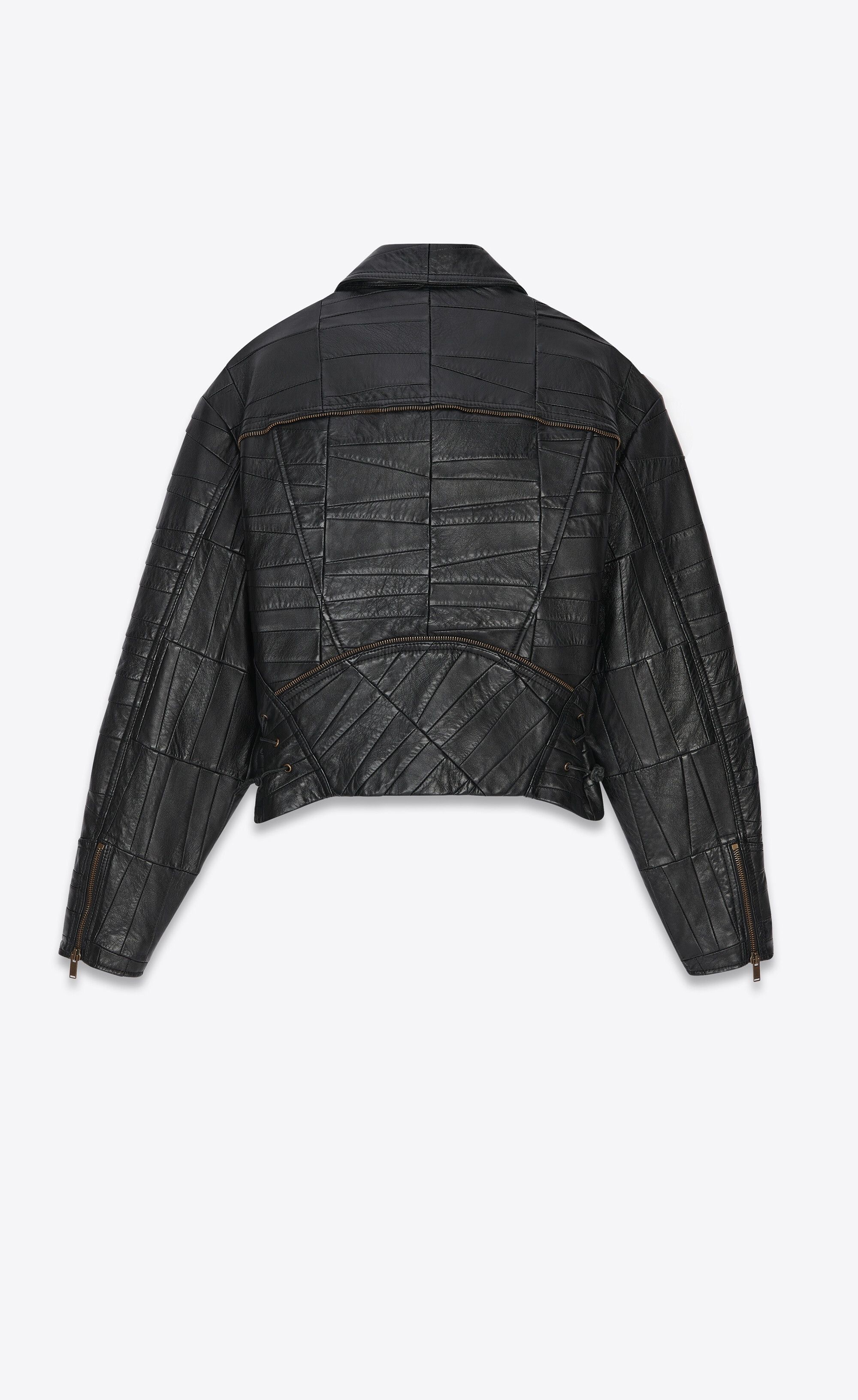 Saint Laurent Paris o1bcso1str1224 Biker Jacket In Lambskin in Black Size XL / US 12-14 / IT 48-50 - 3 Thumbnail