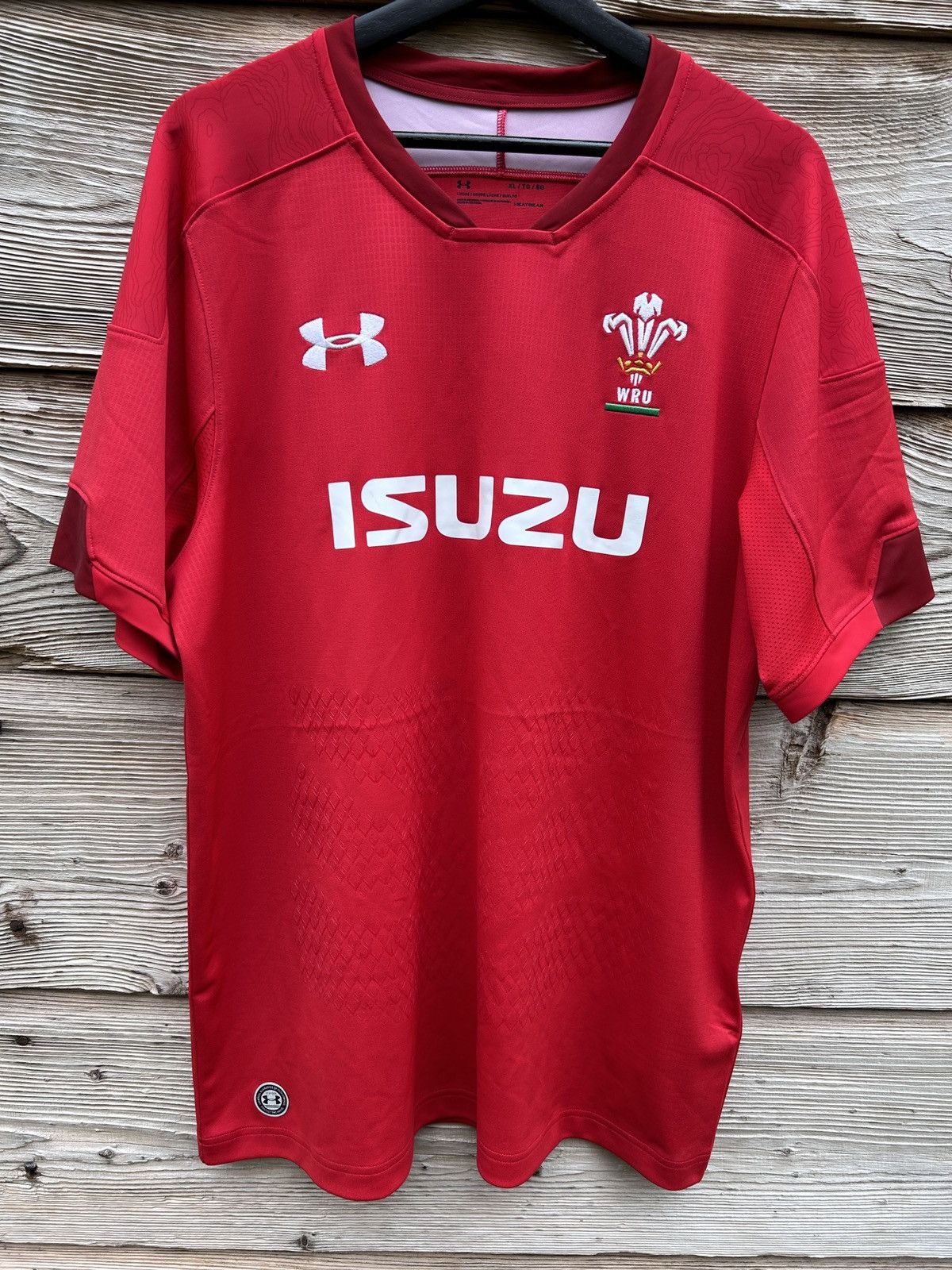 Under Armour Under Armour Wales Rugby Union WRU 2018/19 Home Jersey Size US XL / EU 56 / 4 - 1 Thumbnail