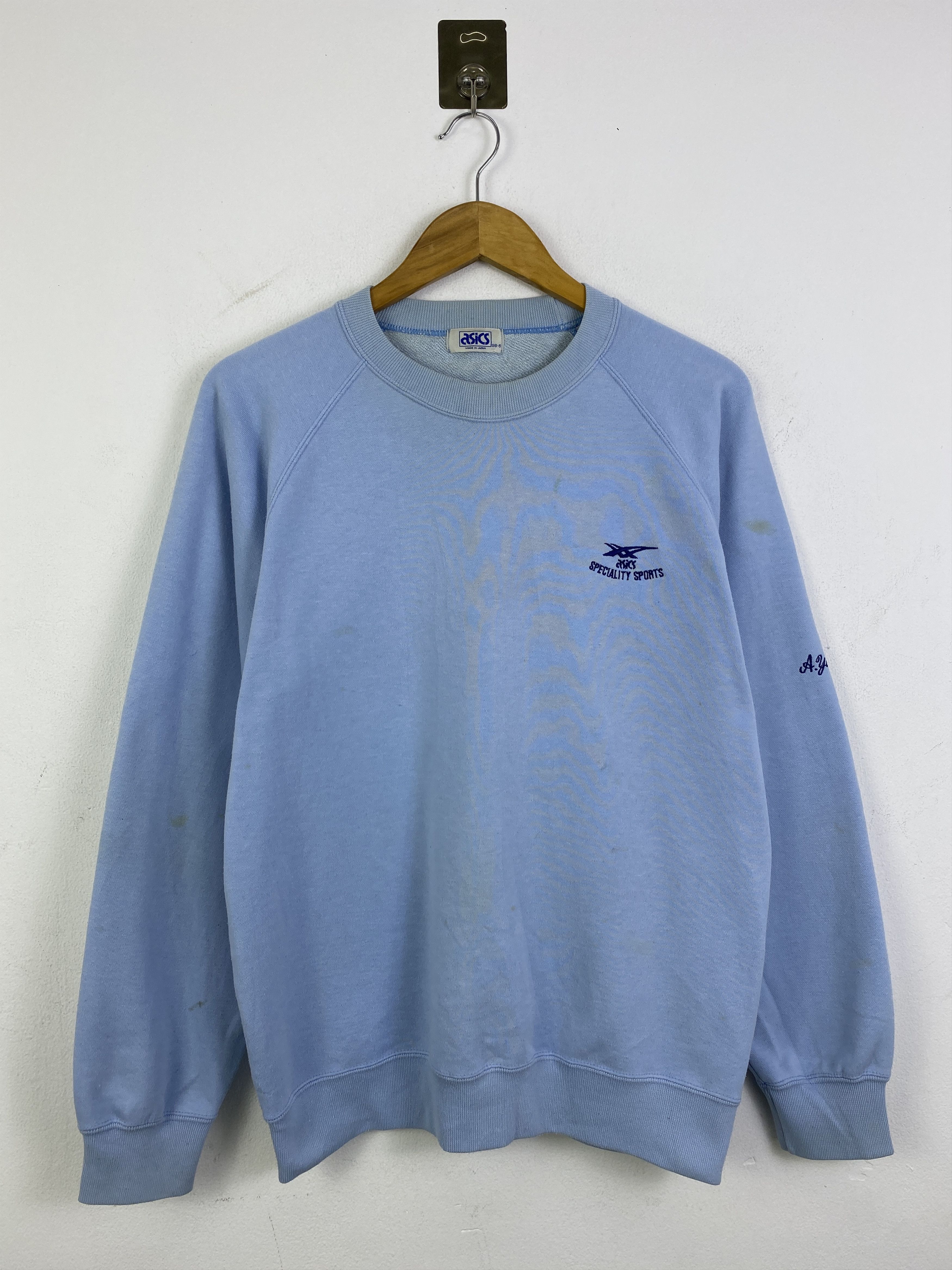 Asics Vintage Asics Embroidered Wording Sweatshirt SH0322 Size US L / EU 52-54 / 3 - 3 Thumbnail