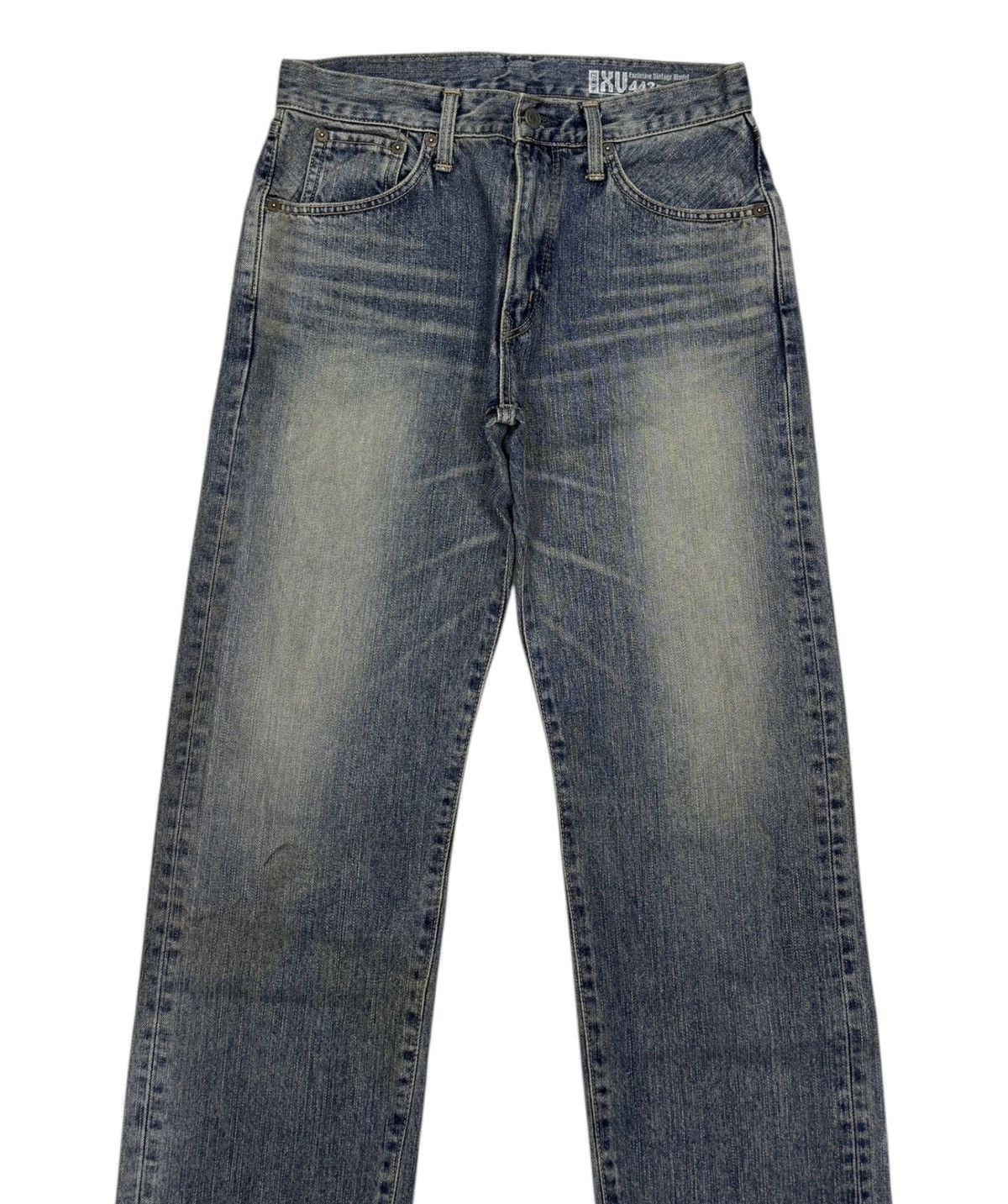14th Addiction 🔥EDWIN EXCLUSIVE VINTAGE MODEL XU DISTRESSED DENIM JEANS Size US 30 / EU 46 - 4 Thumbnail
