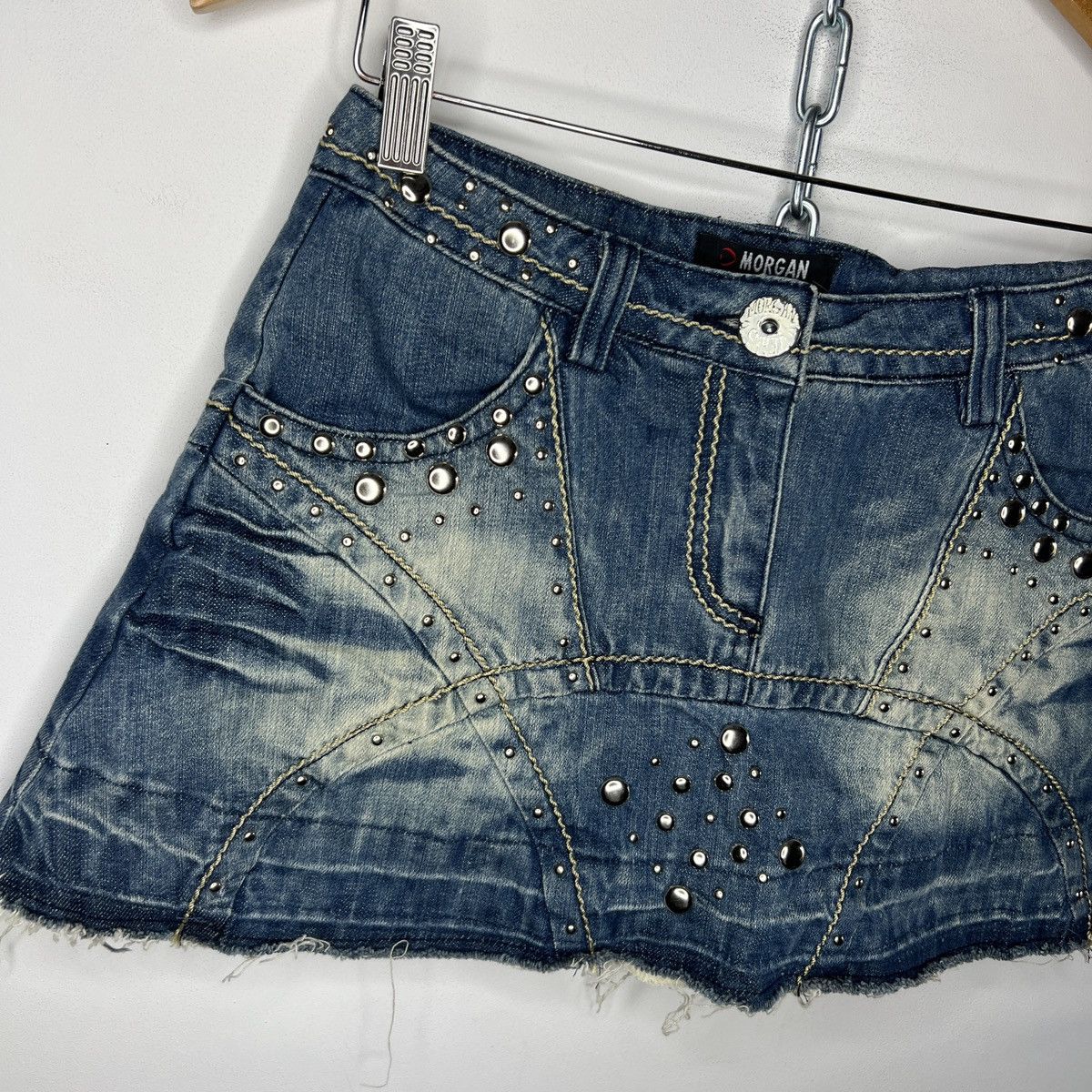 Morgan Homme Vintage mini skirt y2k pleated denim Morgan De Toi Size 26" / US 2 / IT 38 - 4 Thumbnail