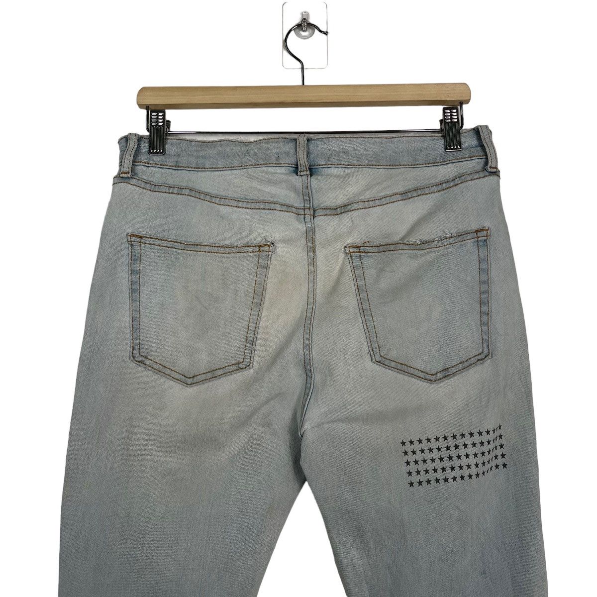 Japanese Brand Azul By Moussy Inspired Hysteric Glamour Skinny Jeans Size US 32 / EU 48 - 9 Thumbnail