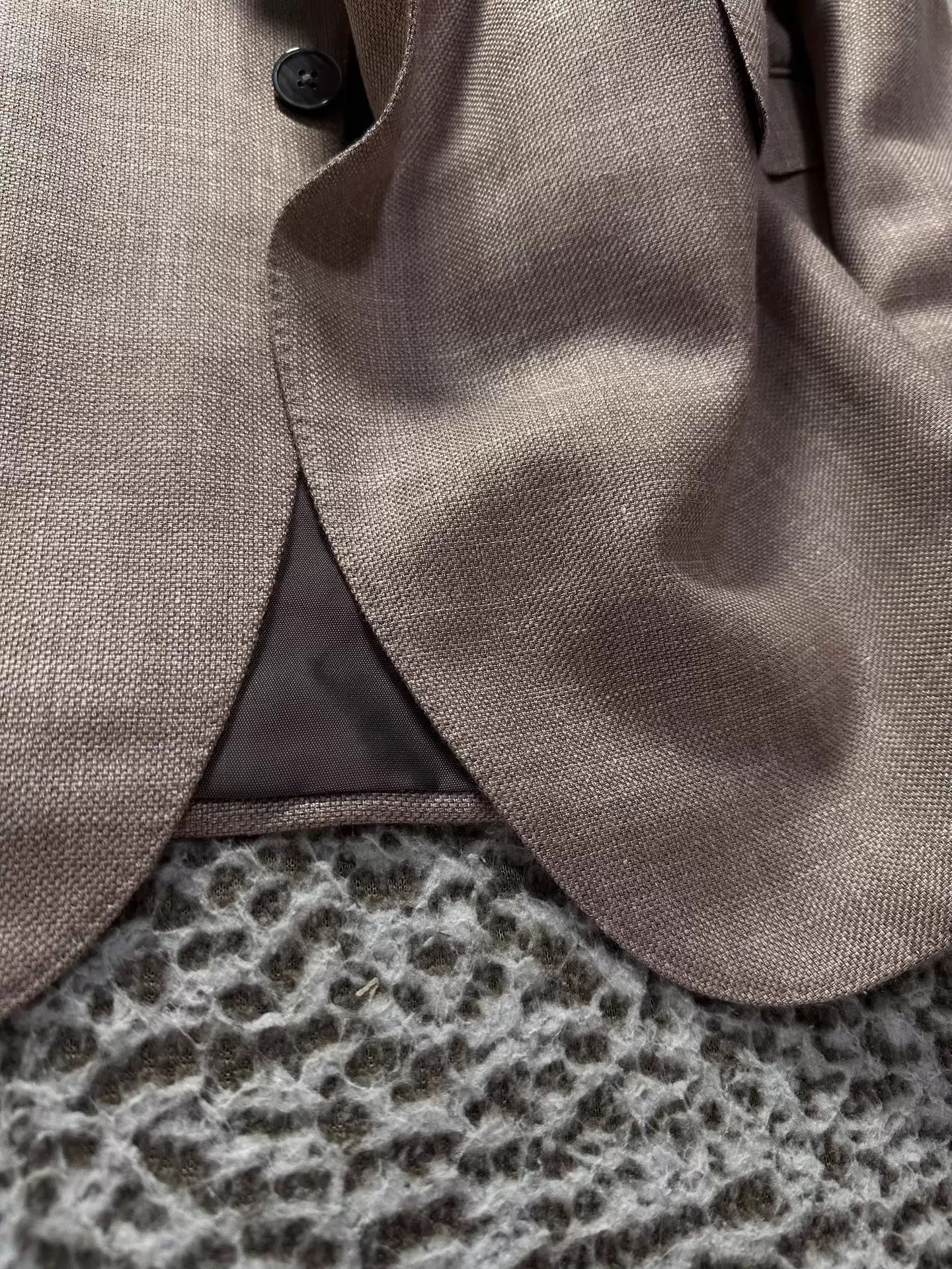 Ermenegildo Zegna Zegna Main Line Champagne Cashmere Jackets 58 Size US XXL / EU 58 / 5 - 3 Thumbnail