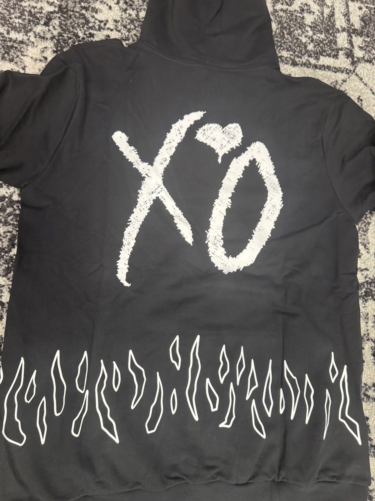 The Weeknd × XO The Weeknd XO After Hours Flames Merch Hoodie (NEW) Size US XL / EU 56 / 4 - 4 Thumbnail