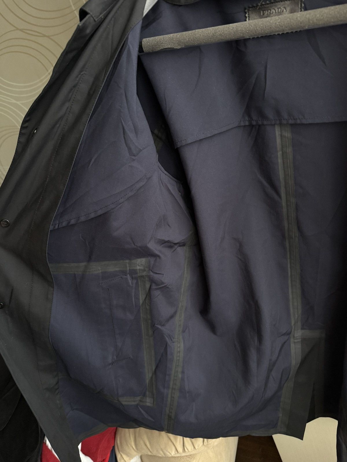 Prada Prada Milano Black Technical Trench Coat Wool/Cashmere Liner Size US M / EU 48-50 / 2 - 20 Thumbnail