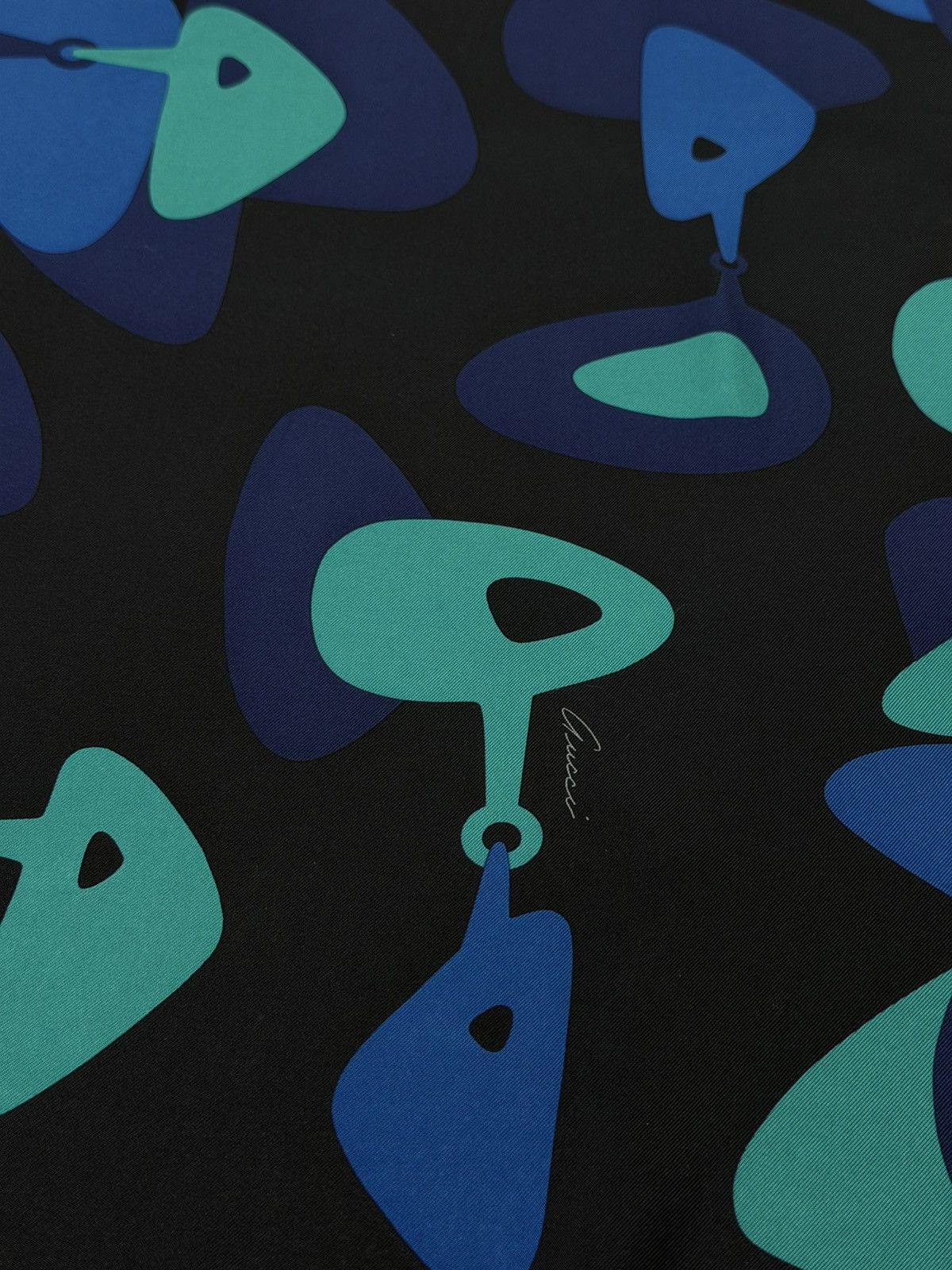 Gucci GUCCI Tom Ford SS 1999 Horsebit Silk Scarf Runway Logo Demna Size ONE SIZE - 7 Thumbnail