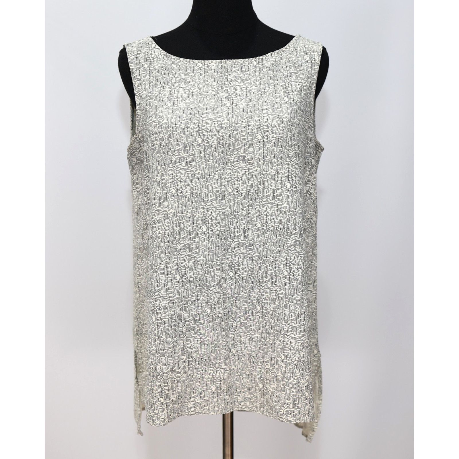 Eileen Fisher EILEEN FISHER Tencel Blend High Low Tunic Tank Top Size S Size S / US 4 / IT 40 - 2 Thumbnail