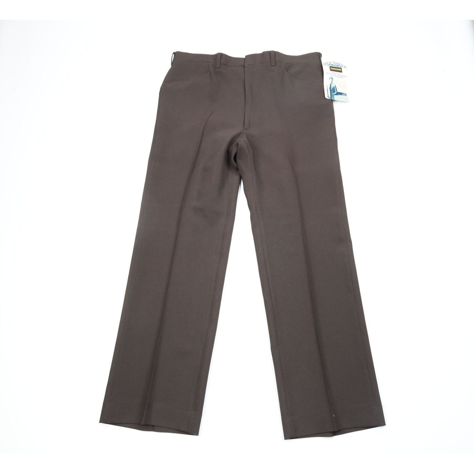 image of Deadstock Vintage 70's Streetwear Knit Wide Leg Bell Bottoms in Brown, Men's (Size 38)