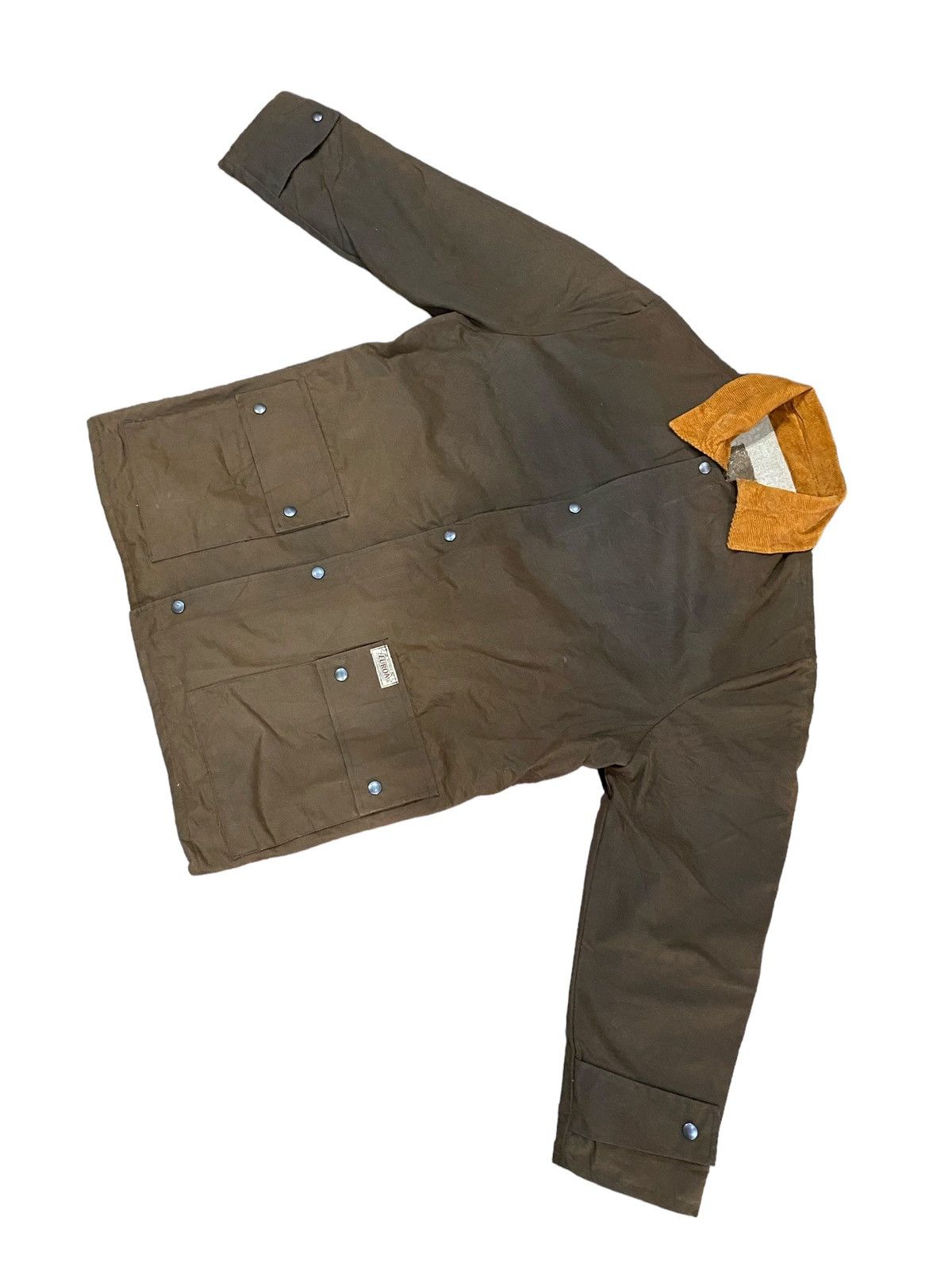 Vintage Rare EUROA Waxed Jacket Zipper Size US M / EU 48-50 / 2 - 5 Thumbnail
