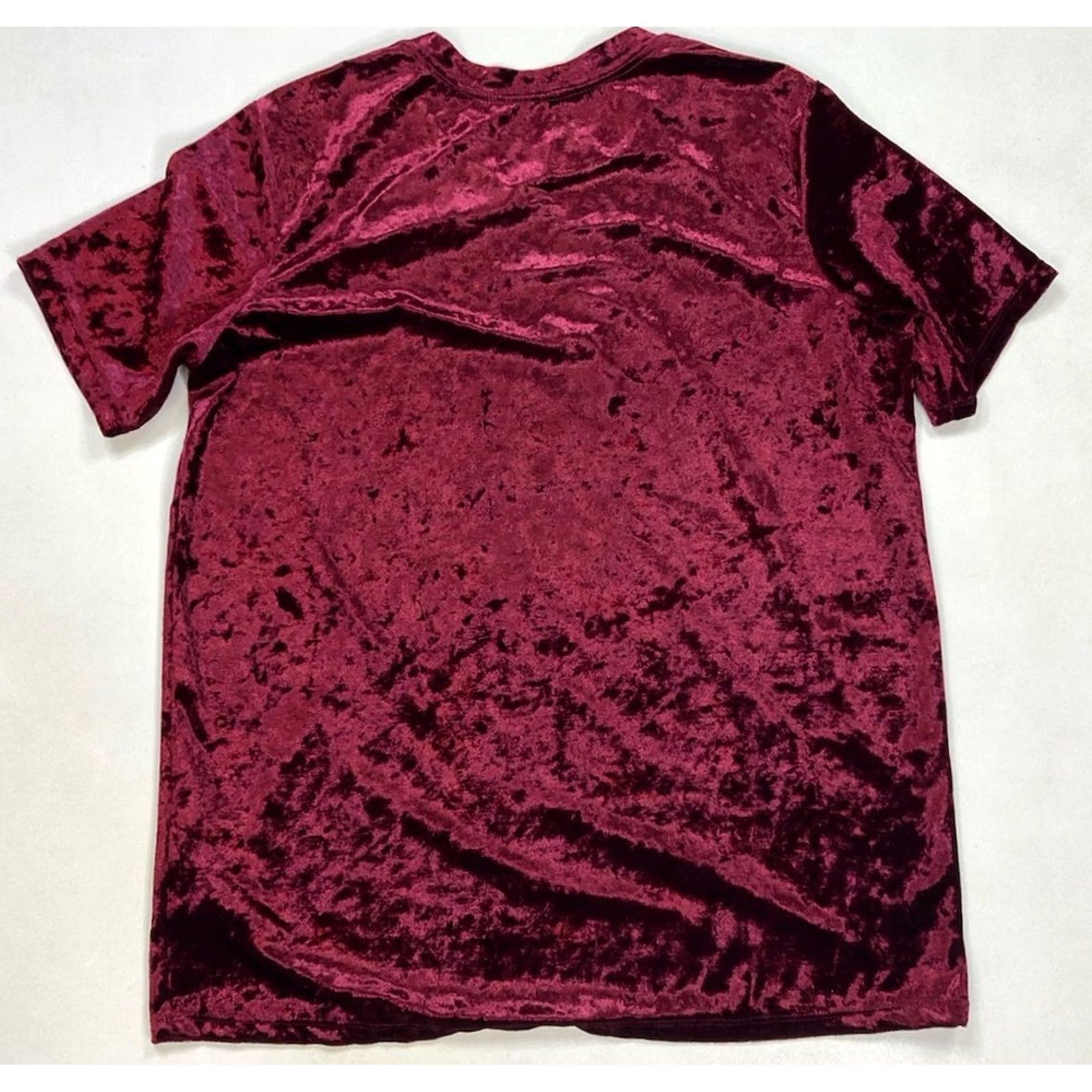 Vintage VINTAGE Pink Floyd T-Shirt Women Medium Velour Red Crew Neck Short Sleeve Classic/Fitted Sleeve Graphic Music Size M / US 6-8 / IT 42-44 - 3 Thumbnail