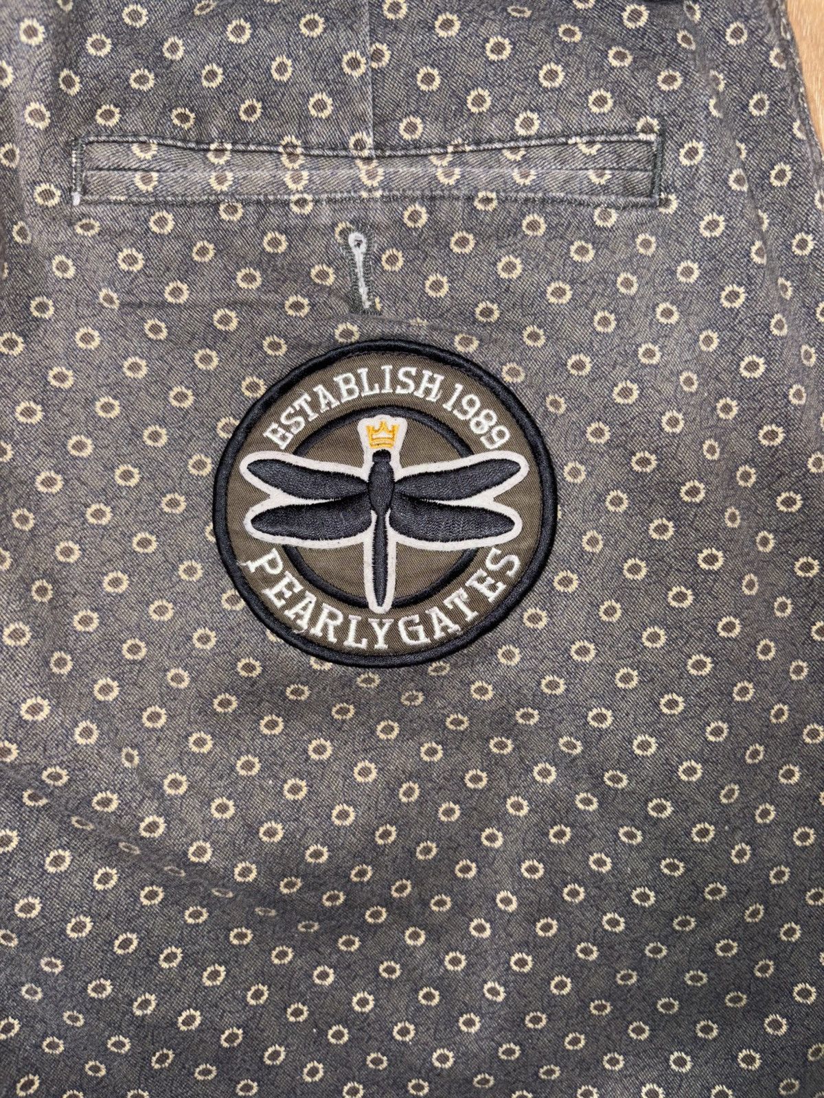 Japanese Brand Pearly Gates Archive AOP DragonflyPatch ChinoPants Size5 W33 Size 32" / US 10 / IT 46 - 8 Thumbnail