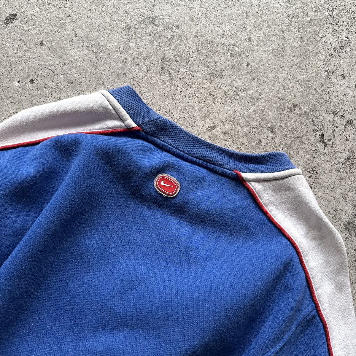 Nike Nike Mens Vintage Blue White COR72Z Graphic Print Sweatshirt Size US M / EU 48-50 / 2 - 4 Thumbnail