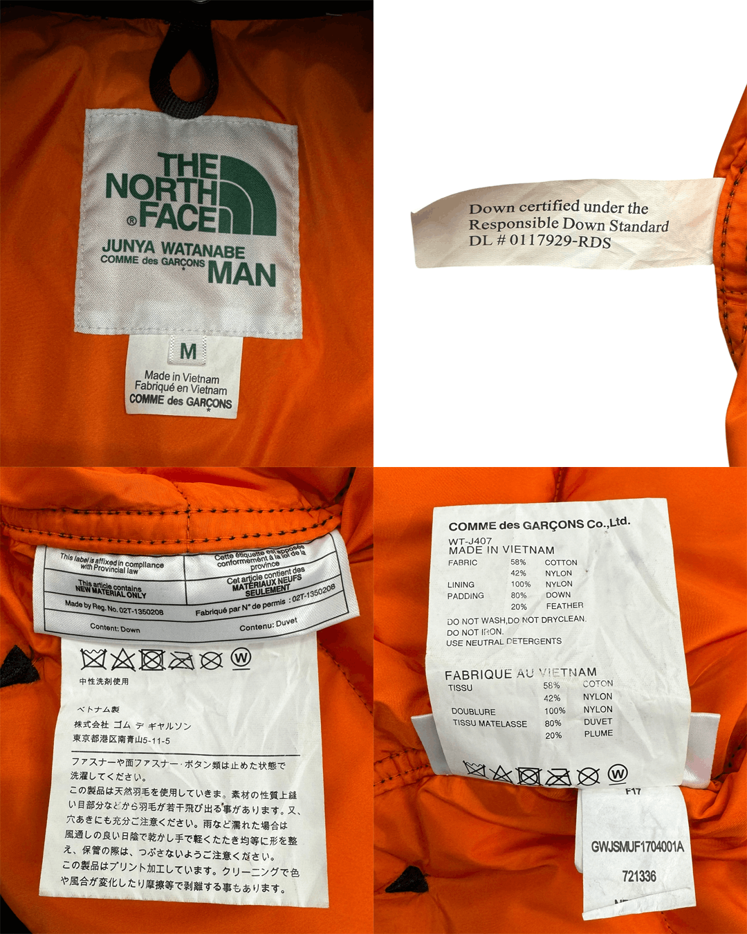 Junya Watanabe × The North Face Junya Watanabe MAN x The North Face AD2017 Down Jacket Size US M / EU 48-50 / 2 - 11 Thumbnail