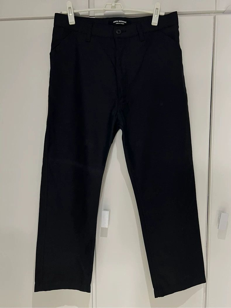 Junya Watanabe Junya Watanabe CDG Black Casual Straight Pants Size US 26 / EU 42 - 1 Thumbnail