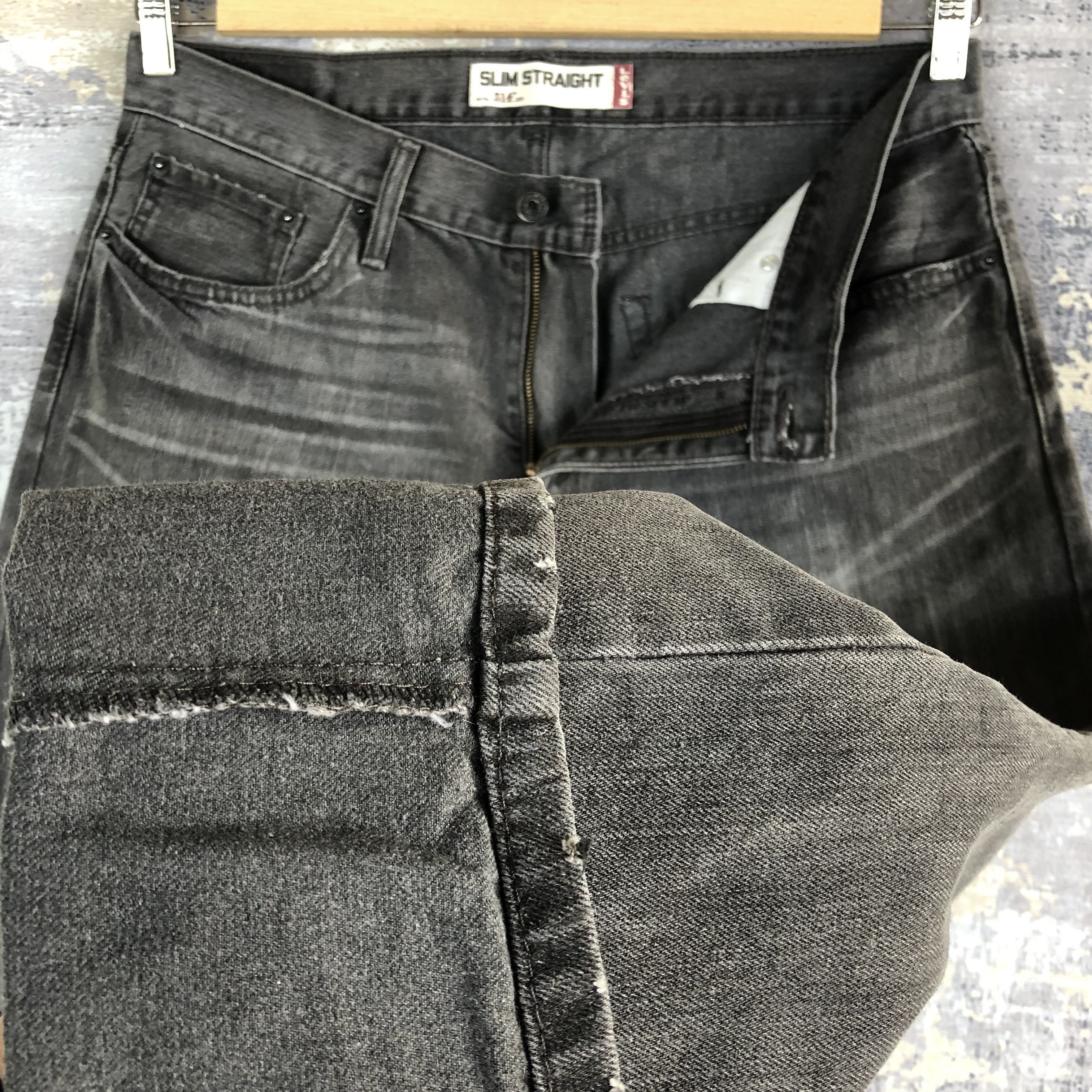Levi's Vintage Levis 514 Baggy Jeans Super Black Levi's Denim Pants Size US 36 / EU 52 - 8 Thumbnail