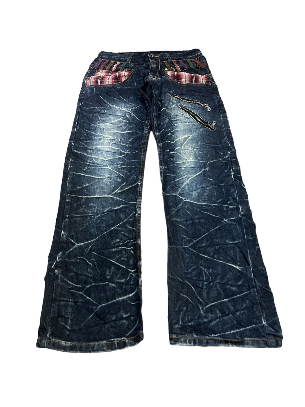 Other DOUBLE WAIST💥NYLAUS JEANS DISTRESSED DENIM PANT Size US 28 / EU 44 - 5 Thumbnail