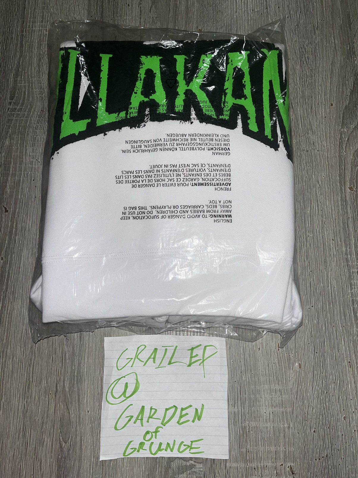 Other City Morgue Portrait Zillakami Neon Hoodie White Size Medium Size US M / EU 48-50 / 2 - 2 Thumbnail