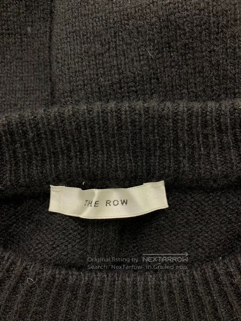 The Row The Row Black crewneck wool cashmere sweater Size XS / US 0-2 / IT 36-38 - 4 Thumbnail