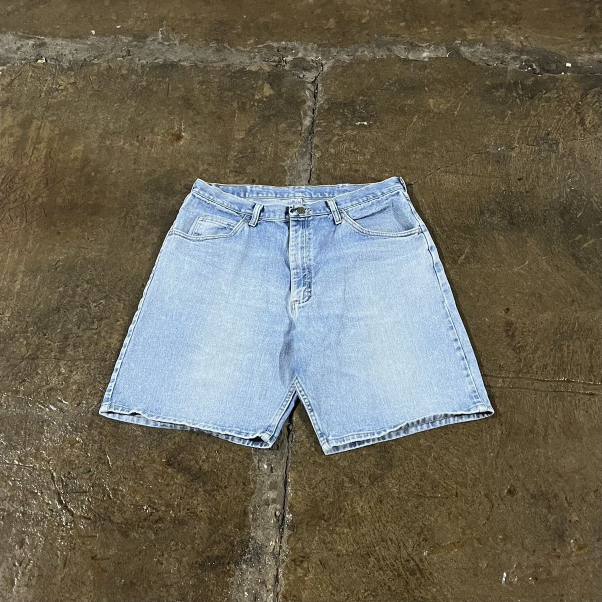 Carhartt × Vintage × Wrangler Crazy Carhartt Style Wrangler Carpenter Jorts Skater Shorts Size US 34 / EU 50 - 2 Thumbnail