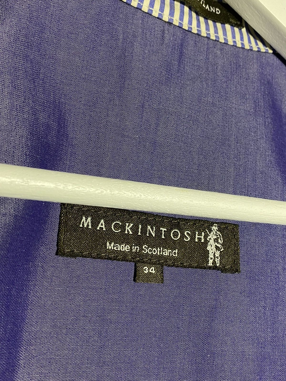 Mackintosh Mackintosh Trench Rain Coat Cotton Bonded Striped Jacket Size XS / US 0-2 / IT 36-38 - 19 Thumbnail