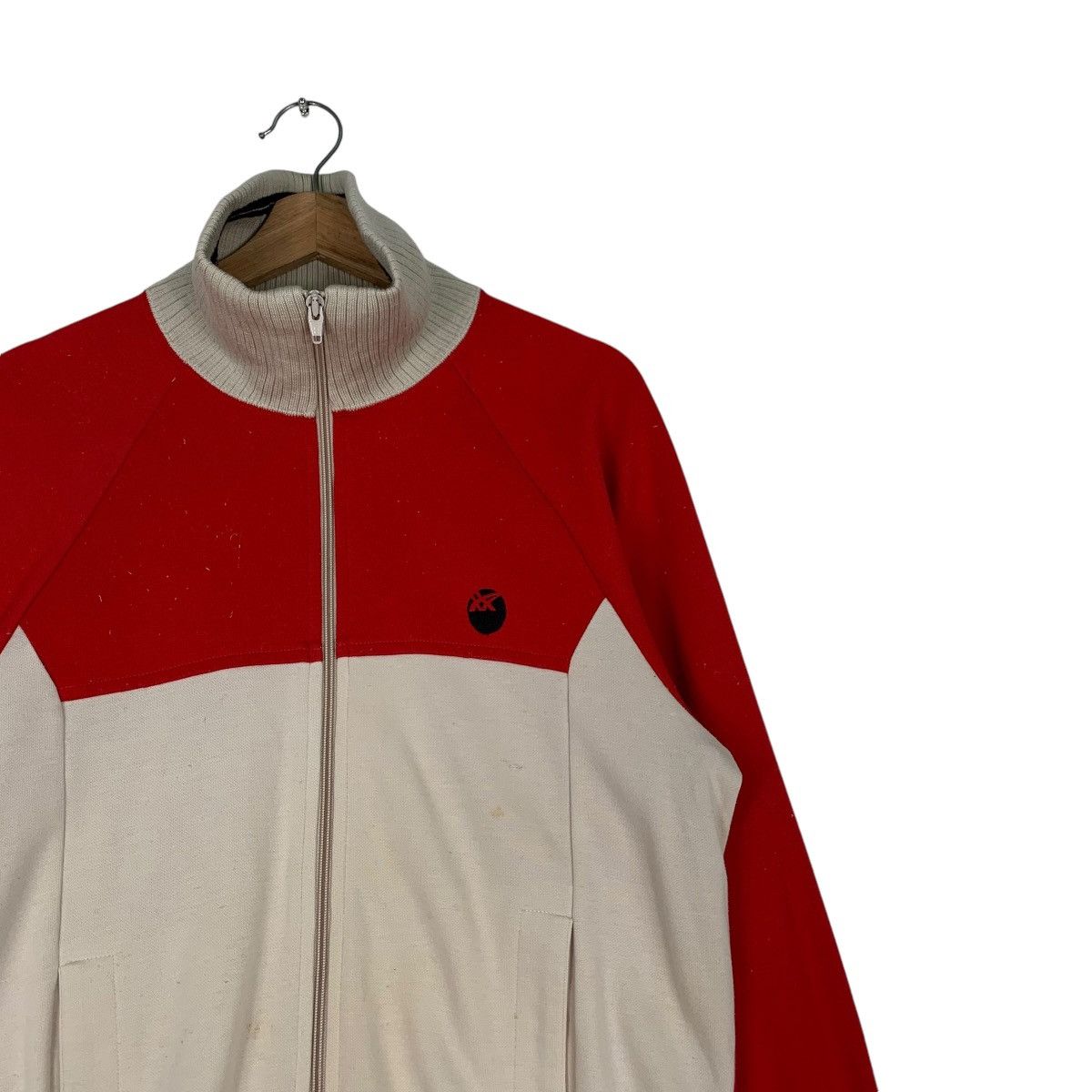 Asics ASICS Red Nude Colorblock Turtleneck Sweater #1256-C57 Size US M / EU 48-50 / 2 - 5 Thumbnail