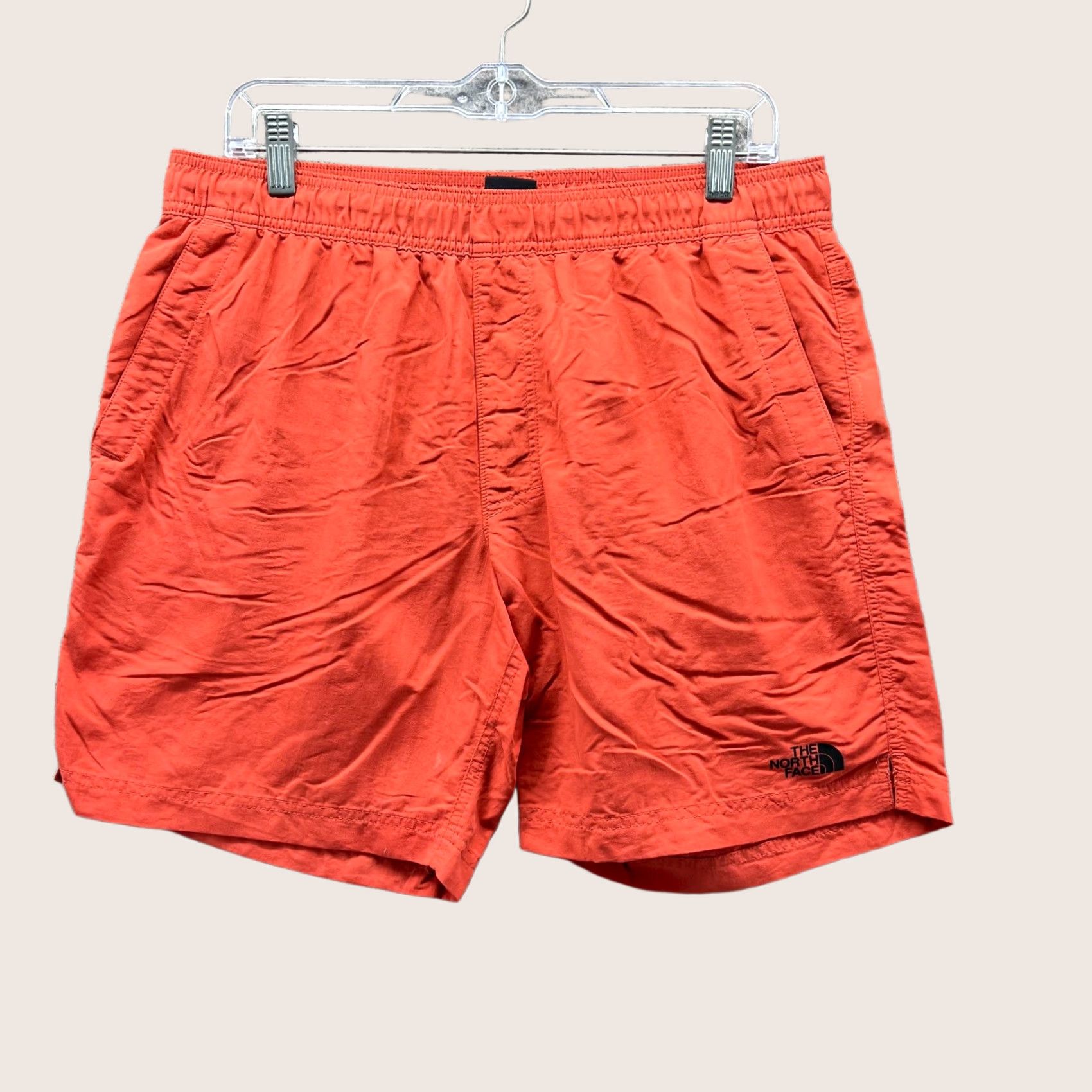 The North Face The North Face Board Shorts Mens Medium Adult Orange Swimwear Lined Summer Nylon Polyester Board Shorts Mens Orange 90s? Size US 31 - 1 Thumbnail