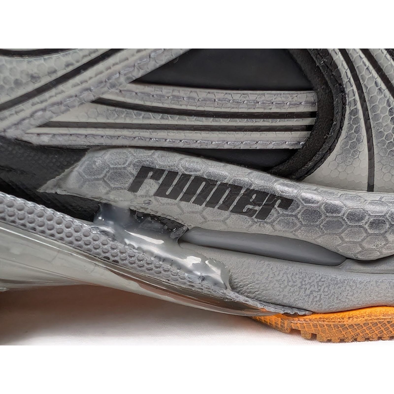 Balenciaga o1rshd1 Nylon Suede Runners in Black/Grey/Fluo Orange Size US 9 / EU 42 - 6 Thumbnail