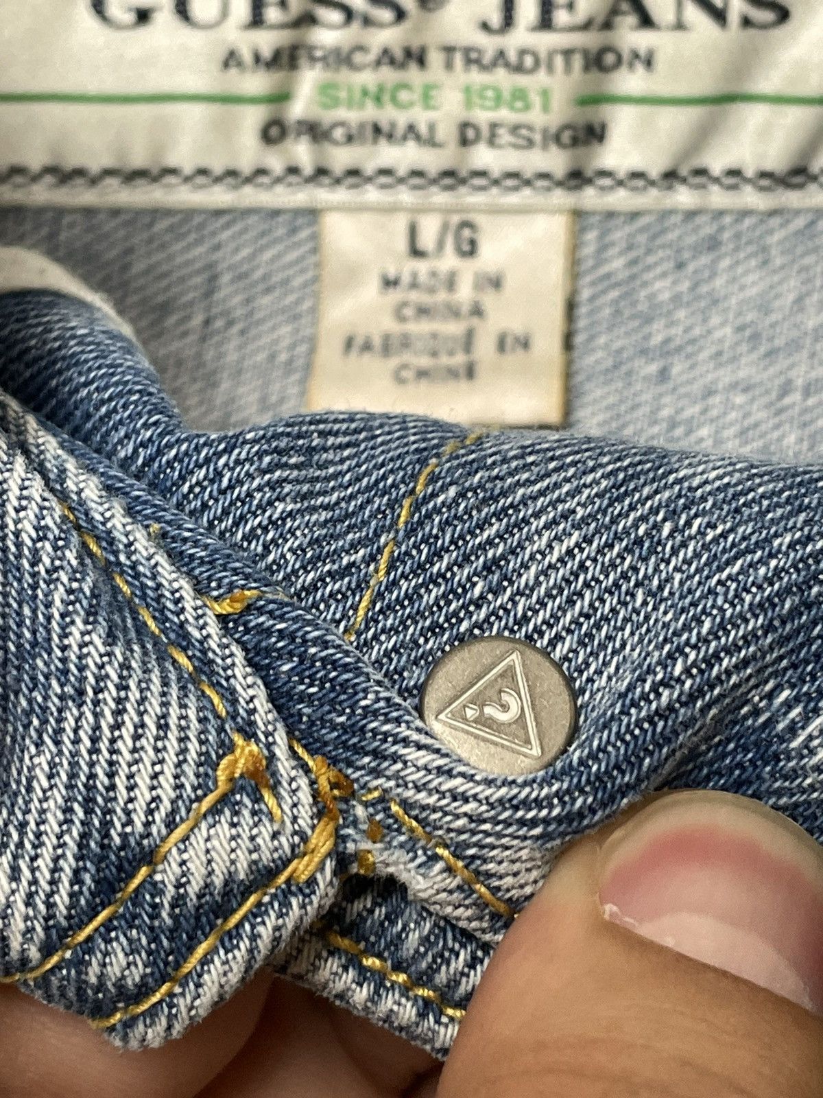 Georges Marciano × Guess × Vintage Guess Jeans VTG Denim Jacket Georges Marciano A$AP Rocky Size US M / EU 48-50 / 2 - 11 Thumbnail