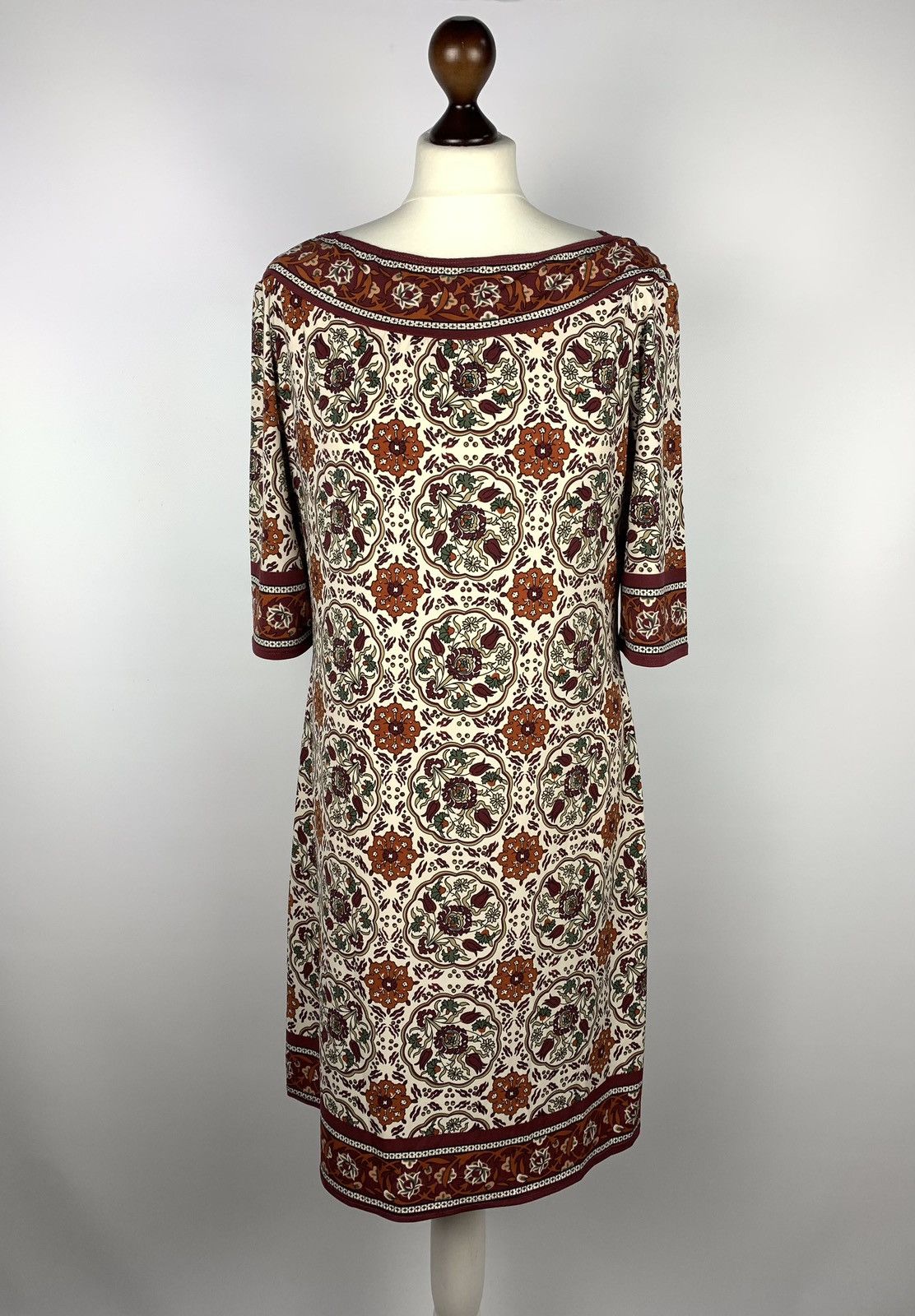 Max Mara Max Studio Paisley Pattern Midi Knee Length Dress Size XL Size XL / US 12-14 / IT 48-50 - 1 Thumbnail