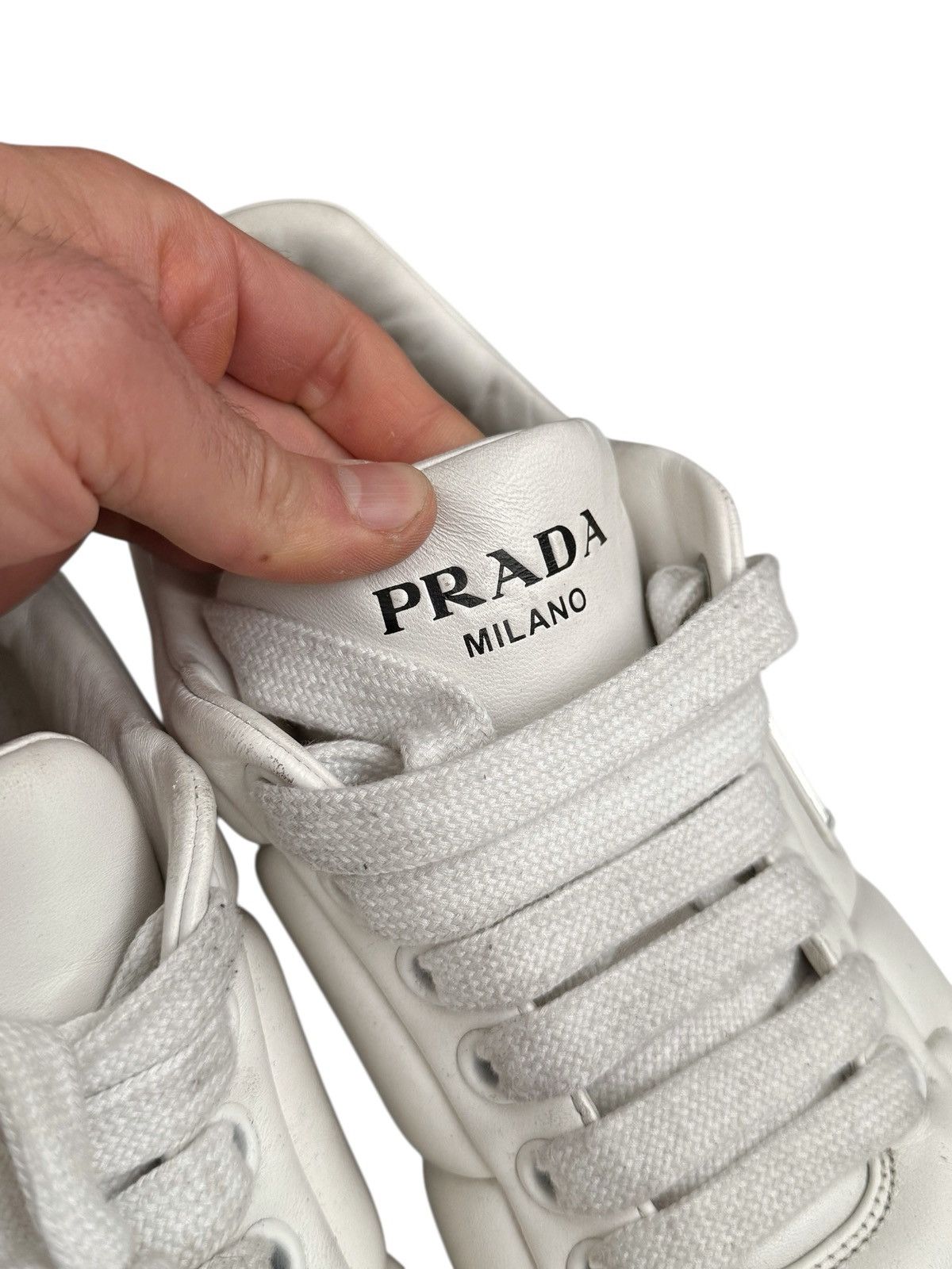 Prada Nappa Leather Puffy Padded Leather Shoe Size US 10 / EU 43 - 5 Thumbnail