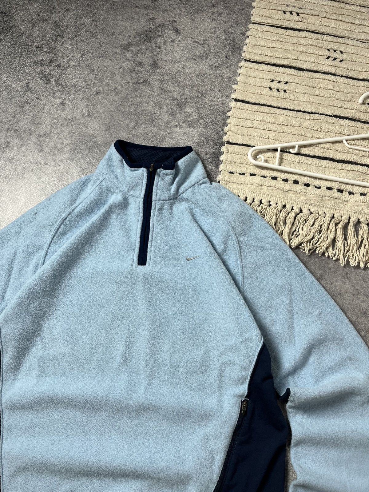 Nike 🔥90'S NIKE NINJA FLEECE BOXY SWEATSHIRT 1/3 TRACK JACKET Size US S / EU 44-46 / 1 - 6 Thumbnail