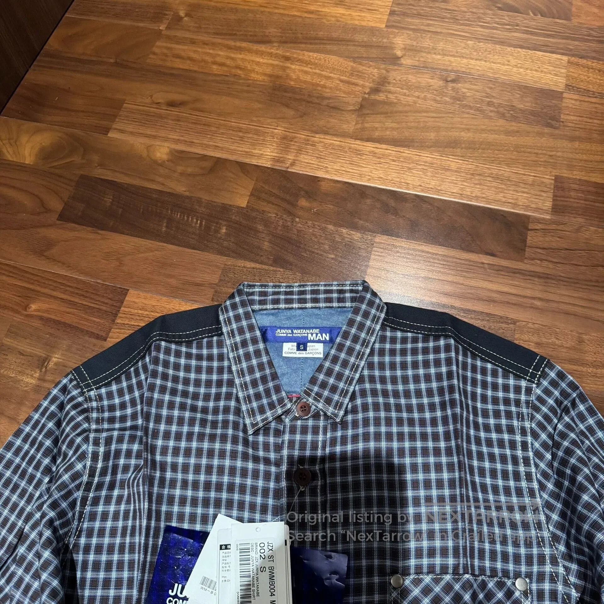 Junya Watanabe Junya Watanabe Man Plaid Long Sleeve Shirt. Size US S / EU 44-46 / 1 - 3 Thumbnail