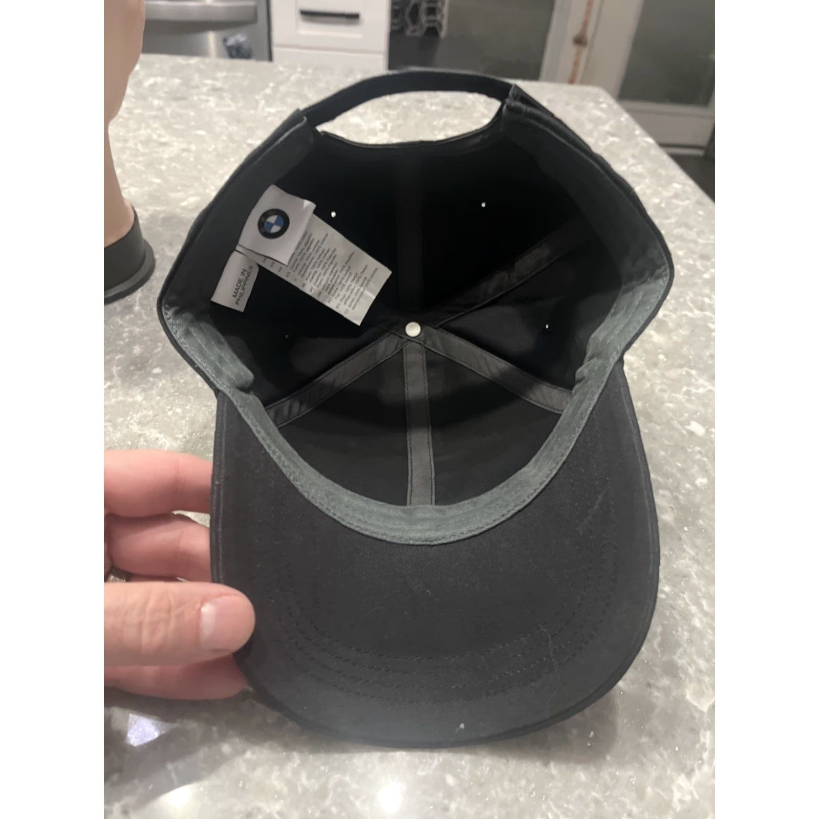BMW BMW Cap Hat Embroidered Black Breathable Classic Adjustable OSFA Strapback Size ONE SIZE - 5 Thumbnail