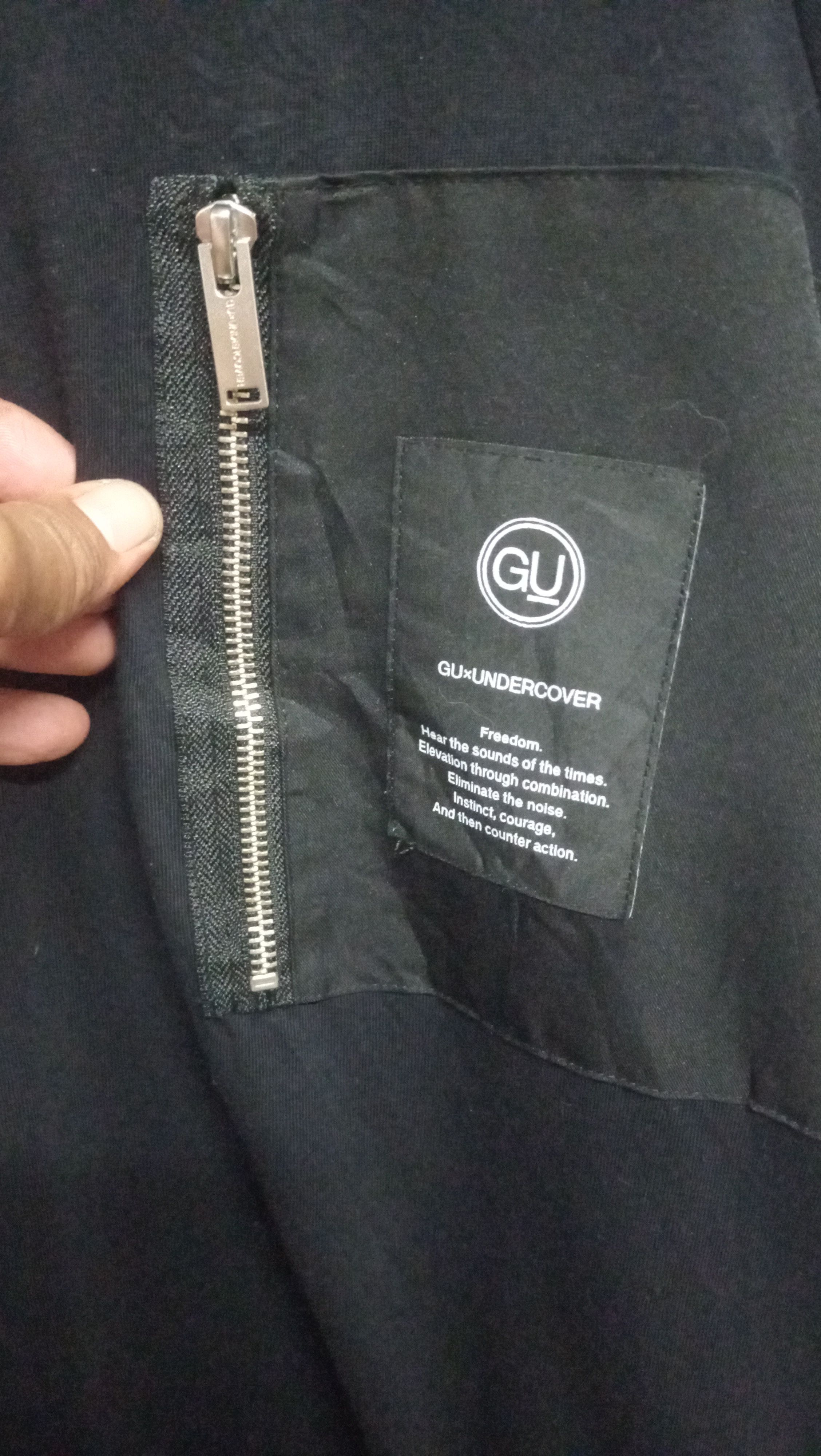 GU × Undercover Nice Gu x Undercover single pocket shirt Size US L / EU 52-54 / 3 - 10 Thumbnail