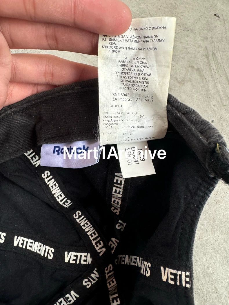 Vetements Vetements Flame embroidered cap 2504-Nextarrow Size ONE SIZE - 8 Thumbnail