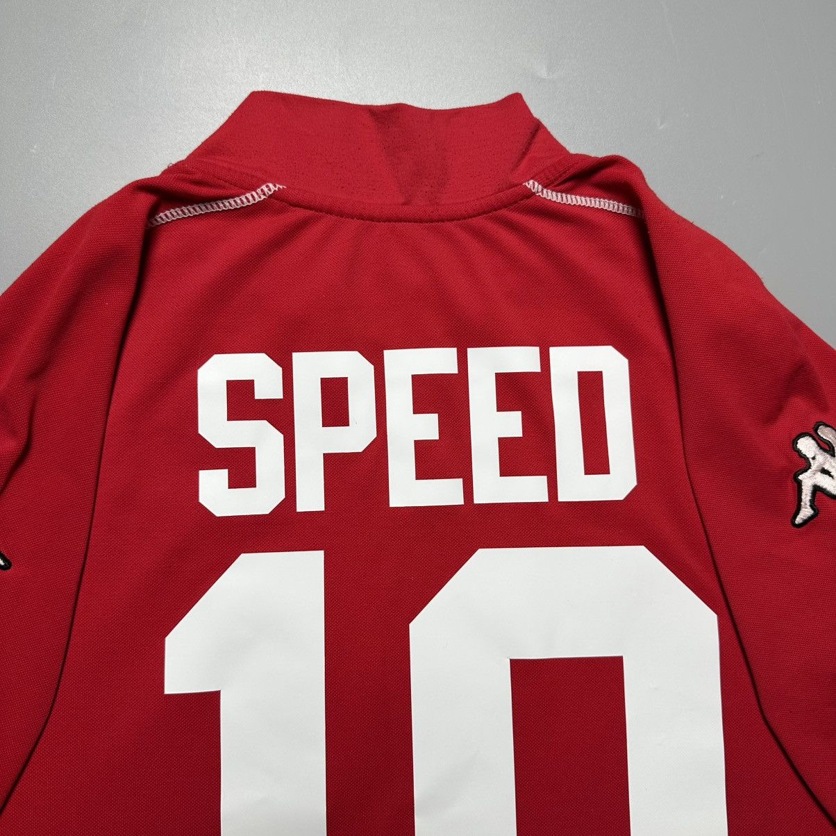 Adidas WALES KAPPA 2002/2004 FOOTBALL HOME JERSEY #10 GARY SPEED Size US L / EU 52-54 / 3 - 8 Thumbnail