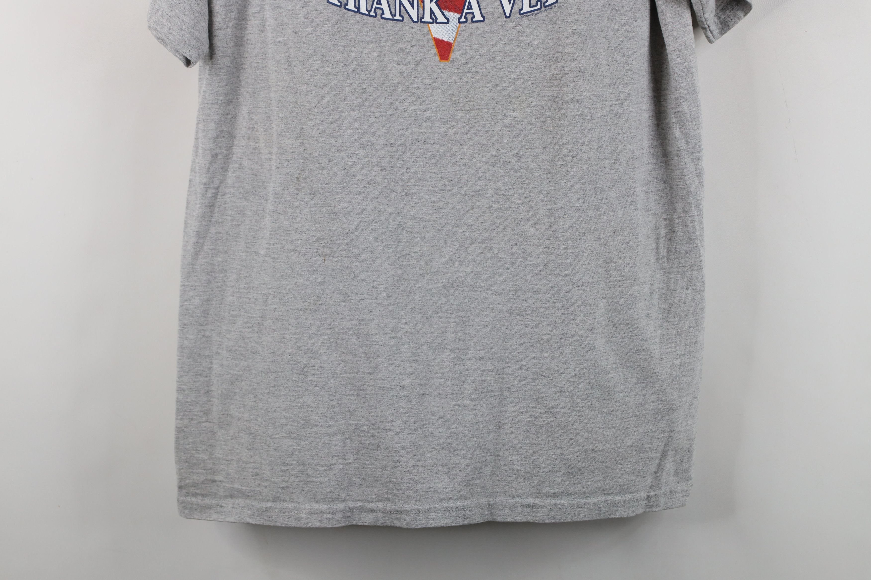 Vintage Vintage 90s Y2K A Veteran Military Short Sleeve T-Shirt Size US L / EU 52-54 / 3 - 3 Thumbnail