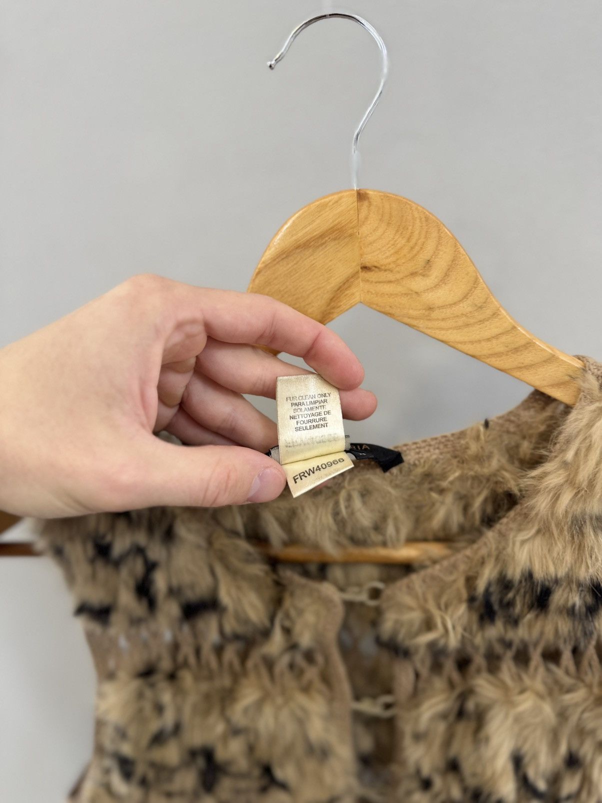 If Six Was Nine Avant Garde Y2K Vintage Faux Fur Vest Size XS / US 0-2 / IT 36-38 - 5 Thumbnail