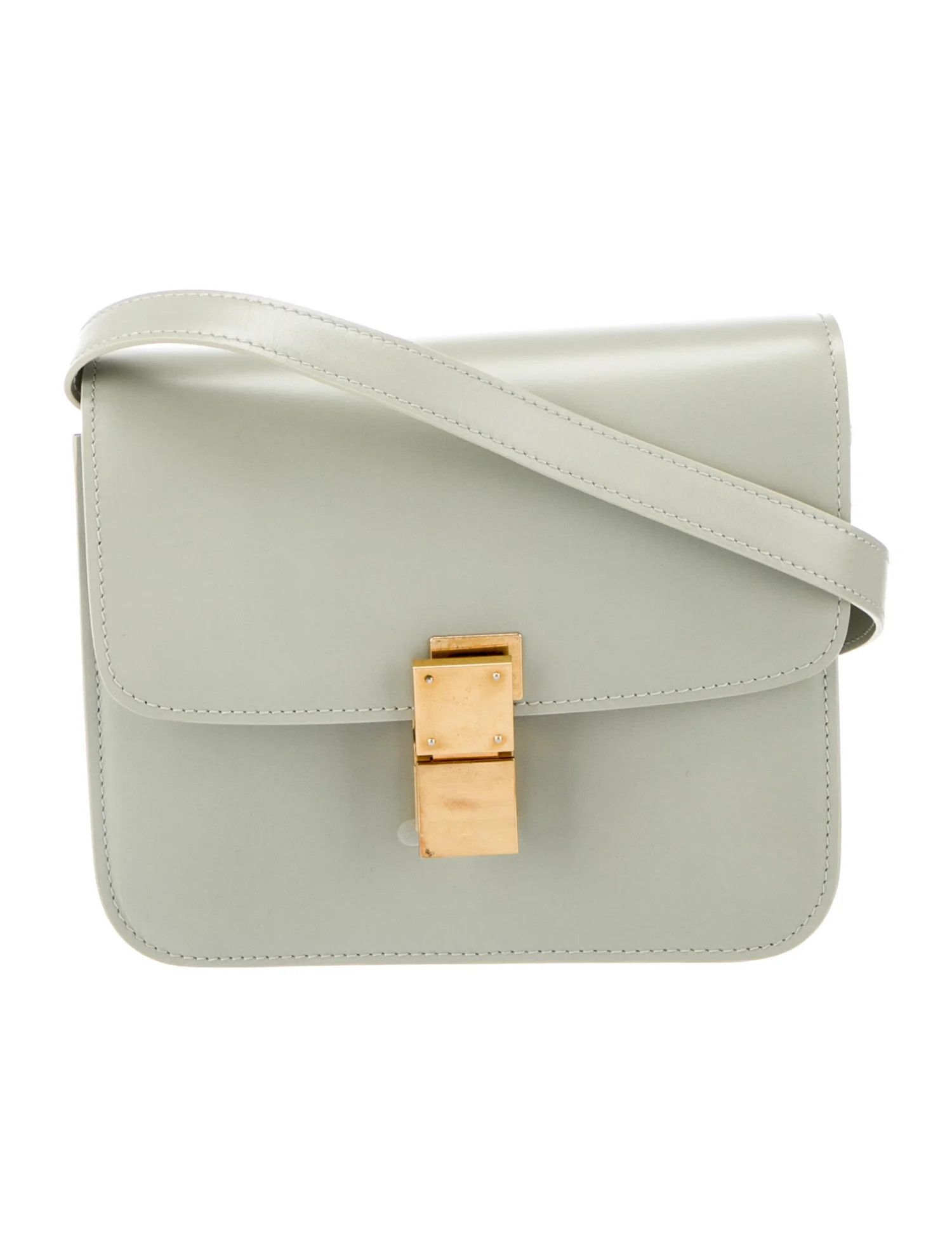 Celine o1bcso1str1224 Size: OS / Classic Medium Box Bag in Grey Size ONE SIZE - 2 Thumbnail