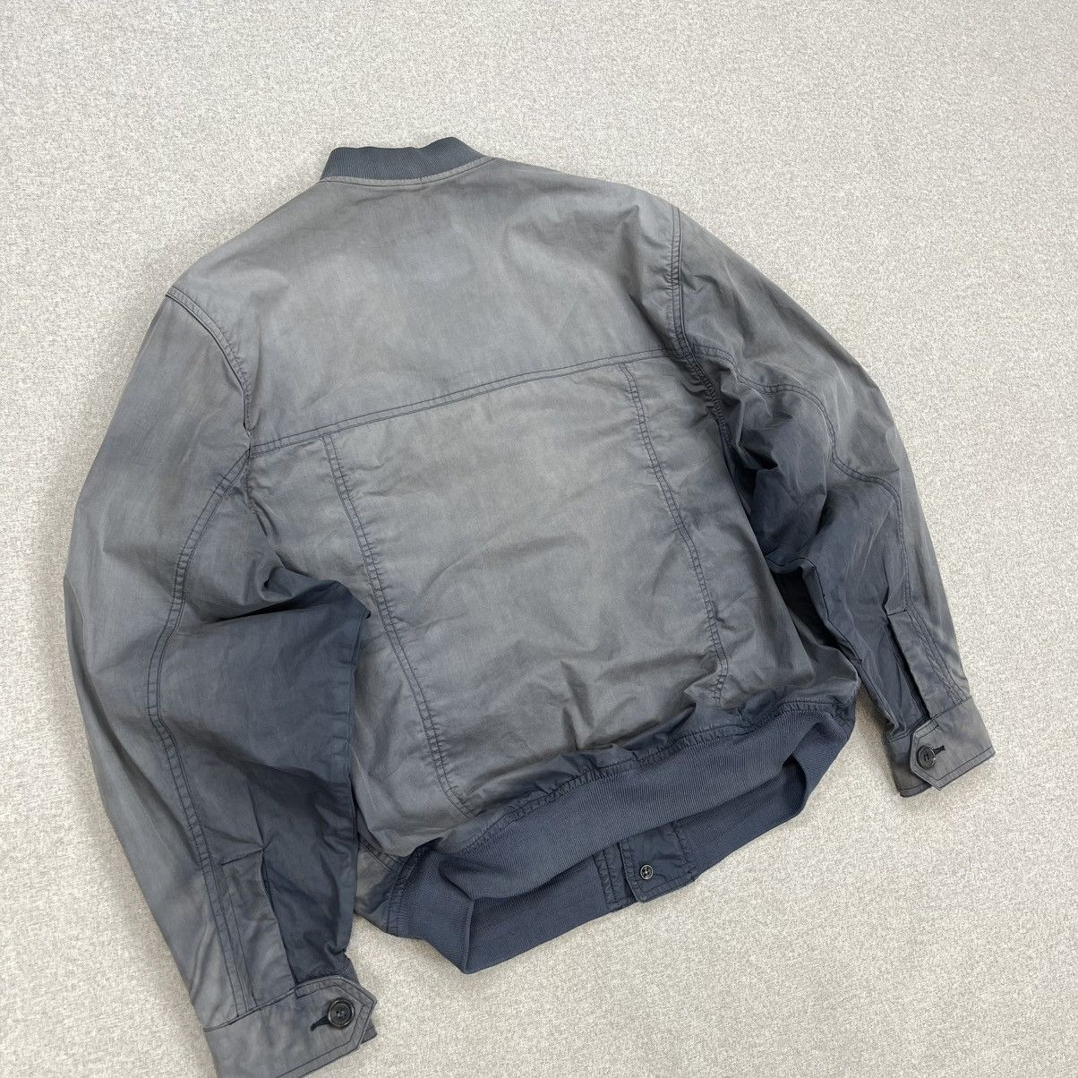 Japanese Brand × Vintage VINTAGE ULTRA FADED WASHED LIGHT BOMBER JACKET UNSOUNDRAGS Size US L / EU 52-54 / 3 - 11 Thumbnail