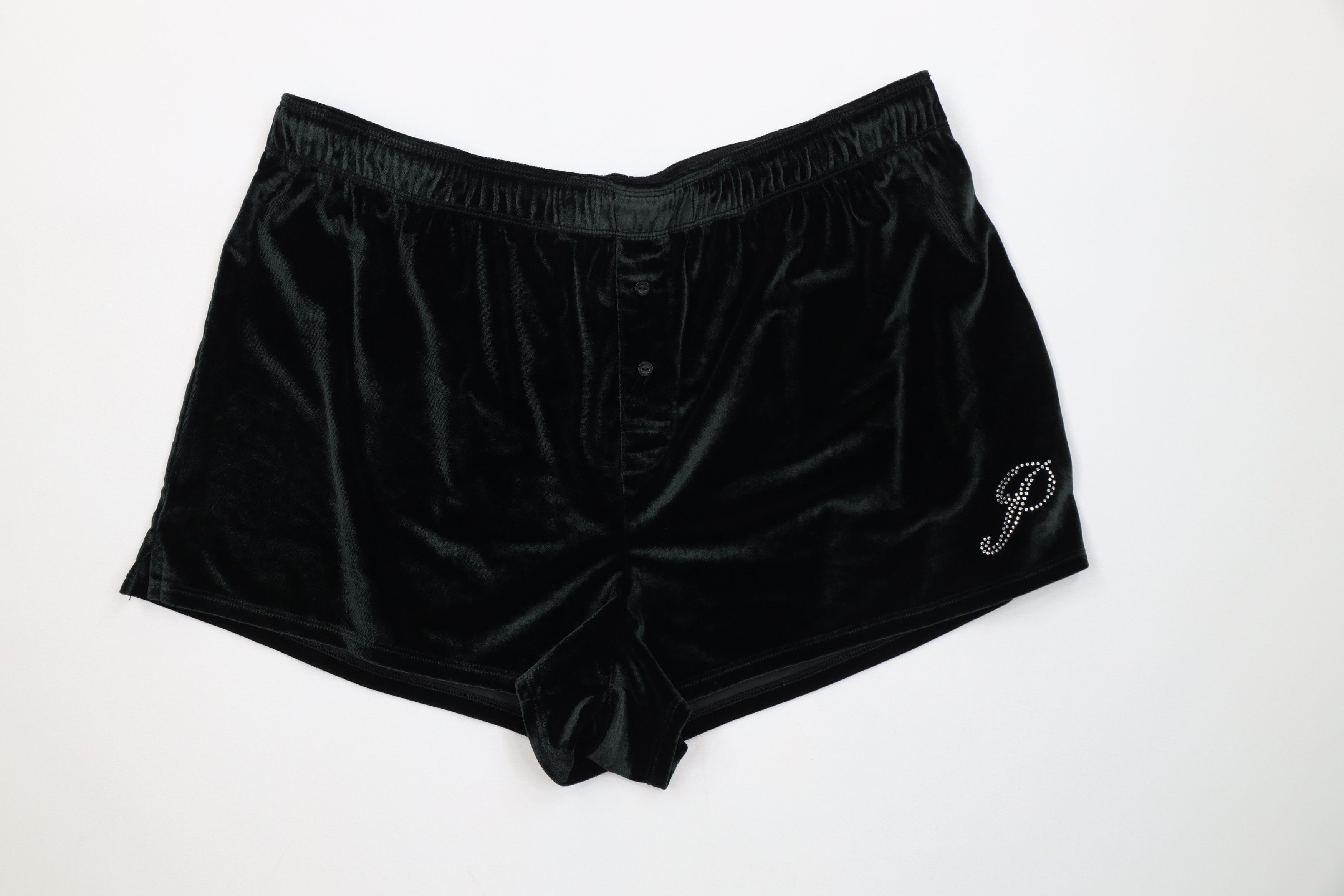 Victoria's Secret Vintage Y2K Victoria's Secret Pink Velour Sleep Shorts Size 33" - 1 Thumbnail