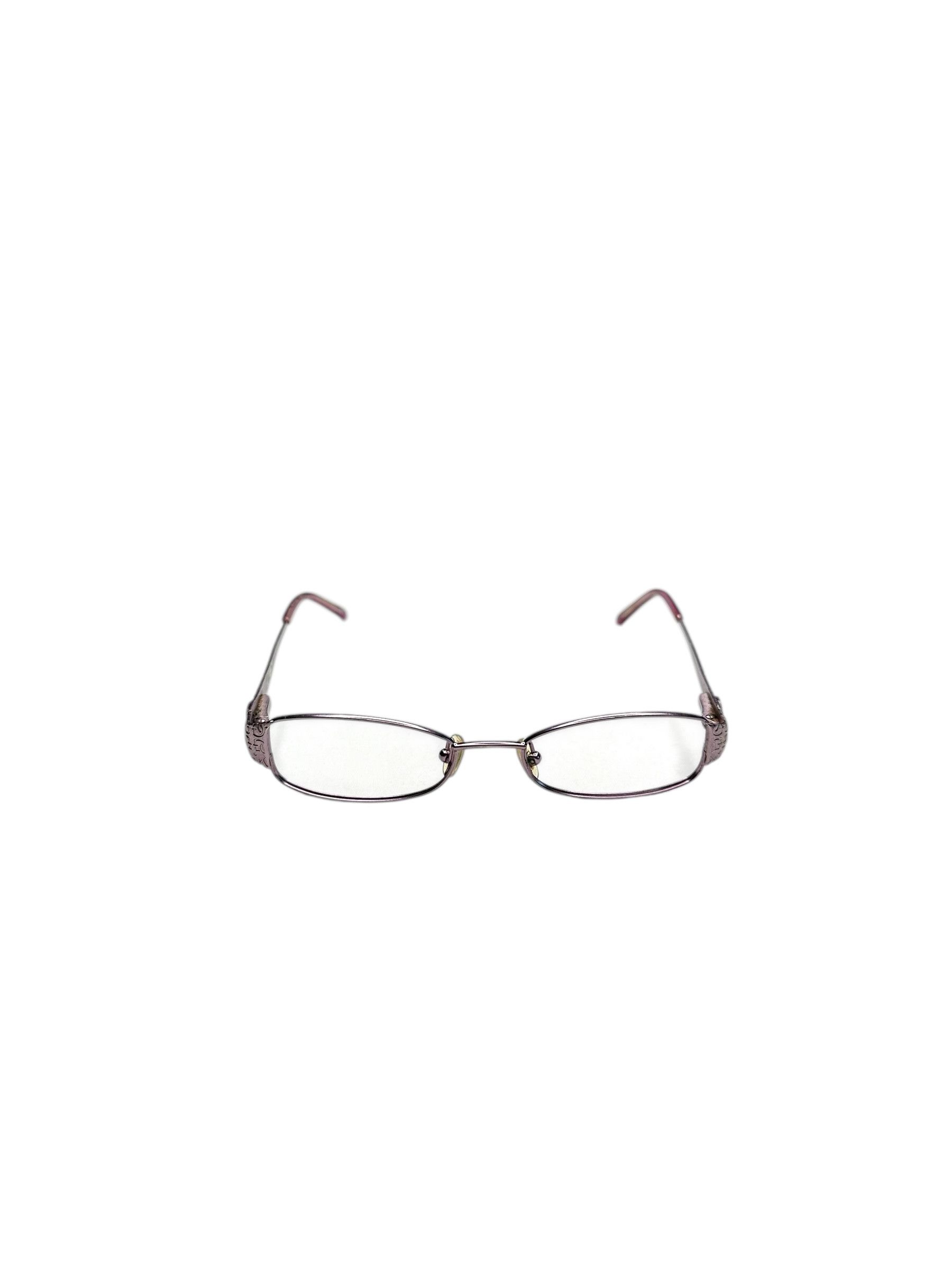 Guess Guess Monogram Logo Purple Vintage Frame Glasses Size ONE SIZE - 3 Thumbnail
