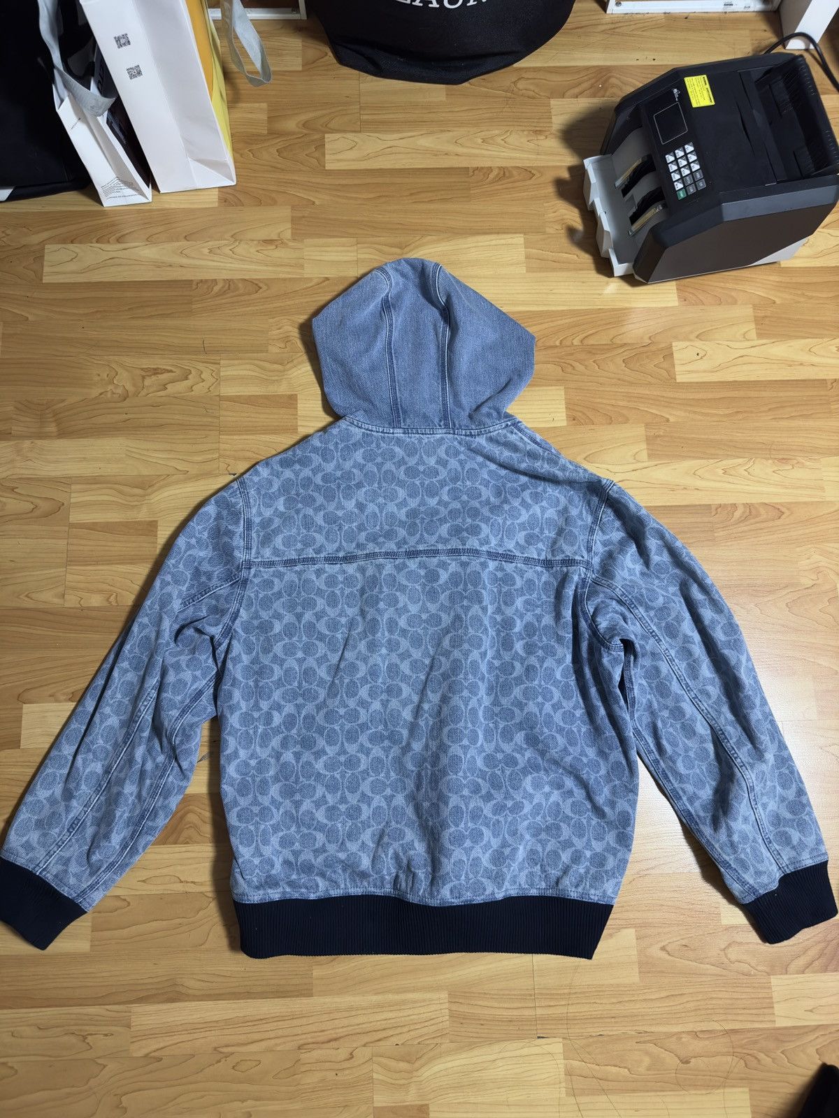 Zip up coach jacket sales
