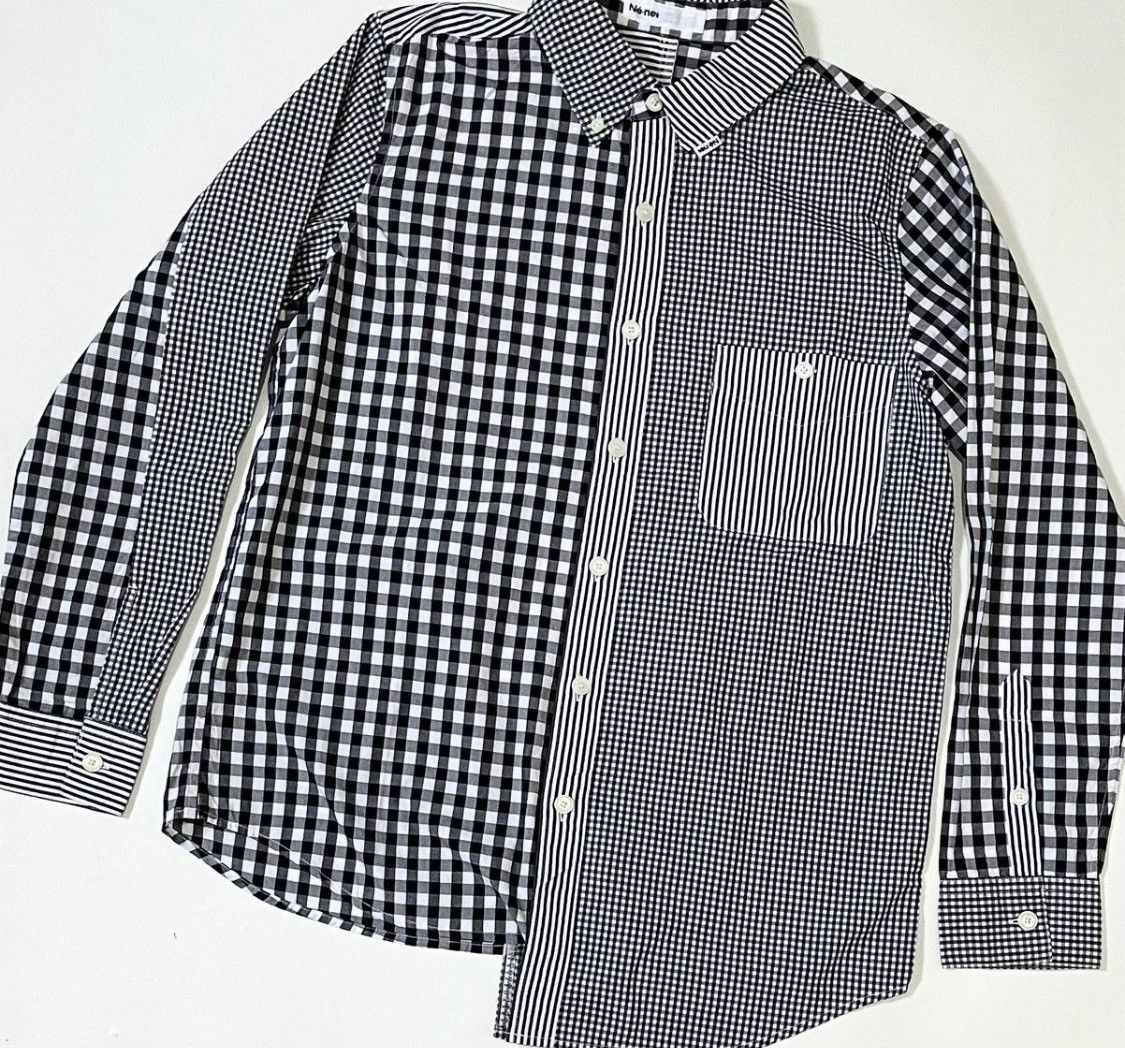 Issey Miyake Ne-net asymmetric plaid shirt Size US S / EU 44-46 / 1 - 2 Thumbnail