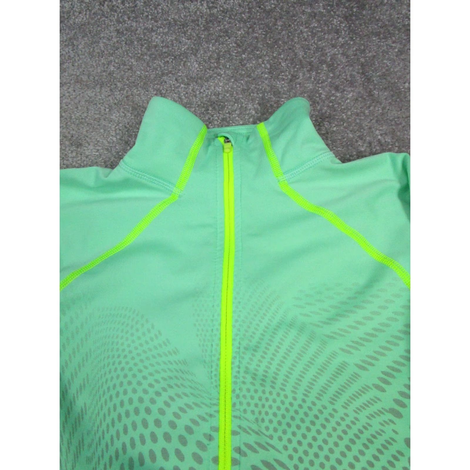 Nike Nike Pro Sweater Womens Small Green Training Half Zip Size S / US 4 / IT 40 - 2 Thumbnail